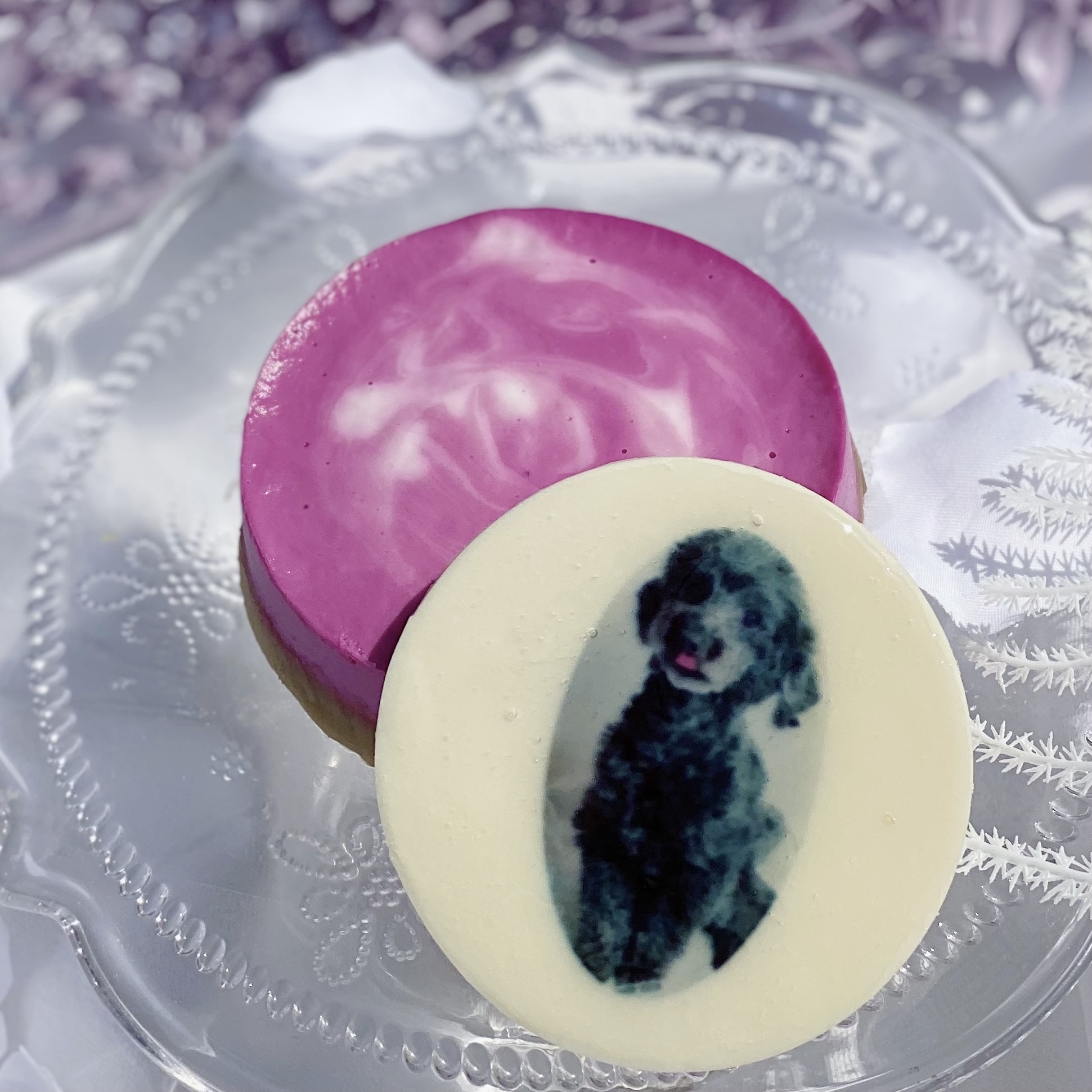 フォトプリントケーキ 愛犬の写真をプレートに Tom S Dog トムズドッグ 犬用ケーキ通販