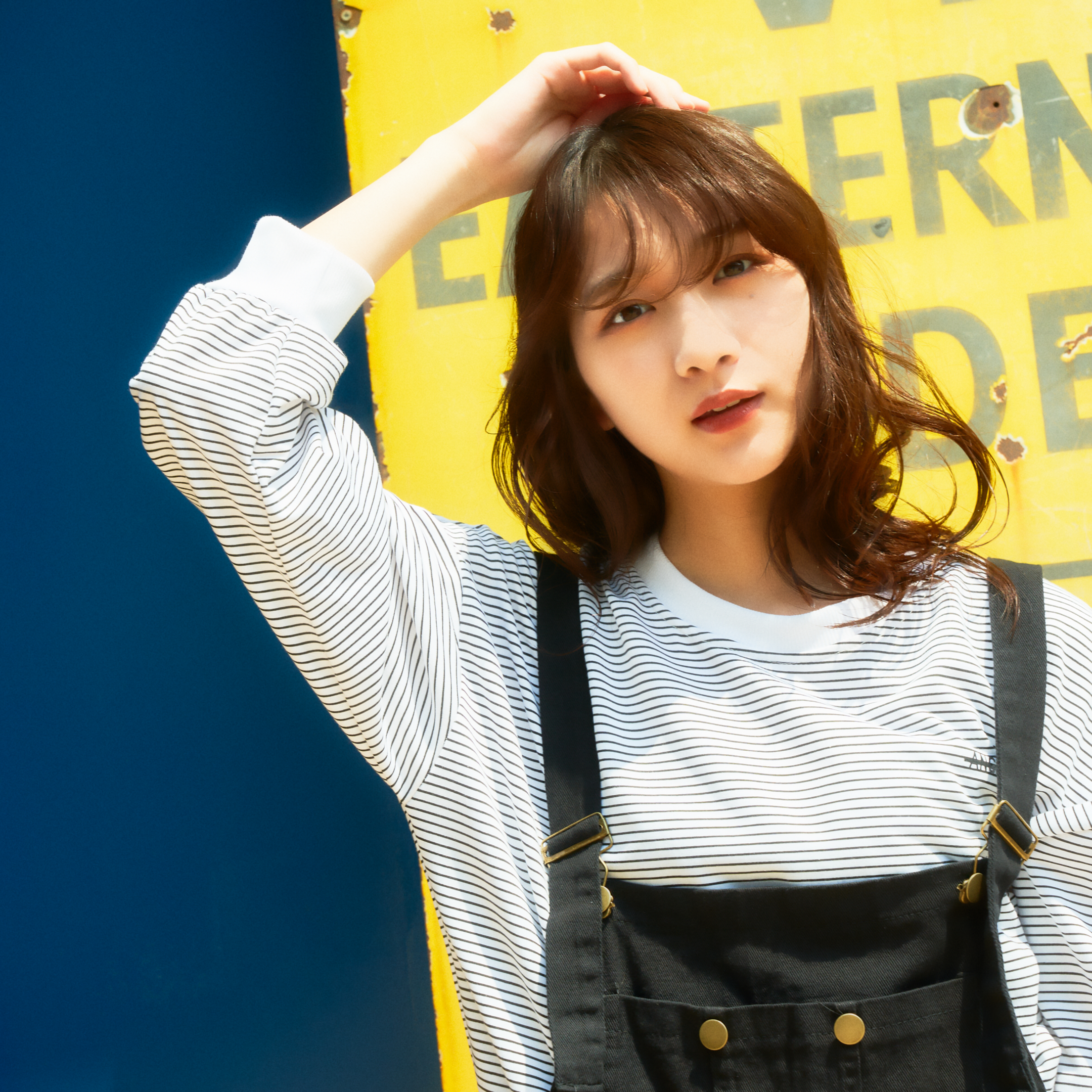 杉本愛里着用 ポイントワッペンオーバーオール D1021 Darlingbaby