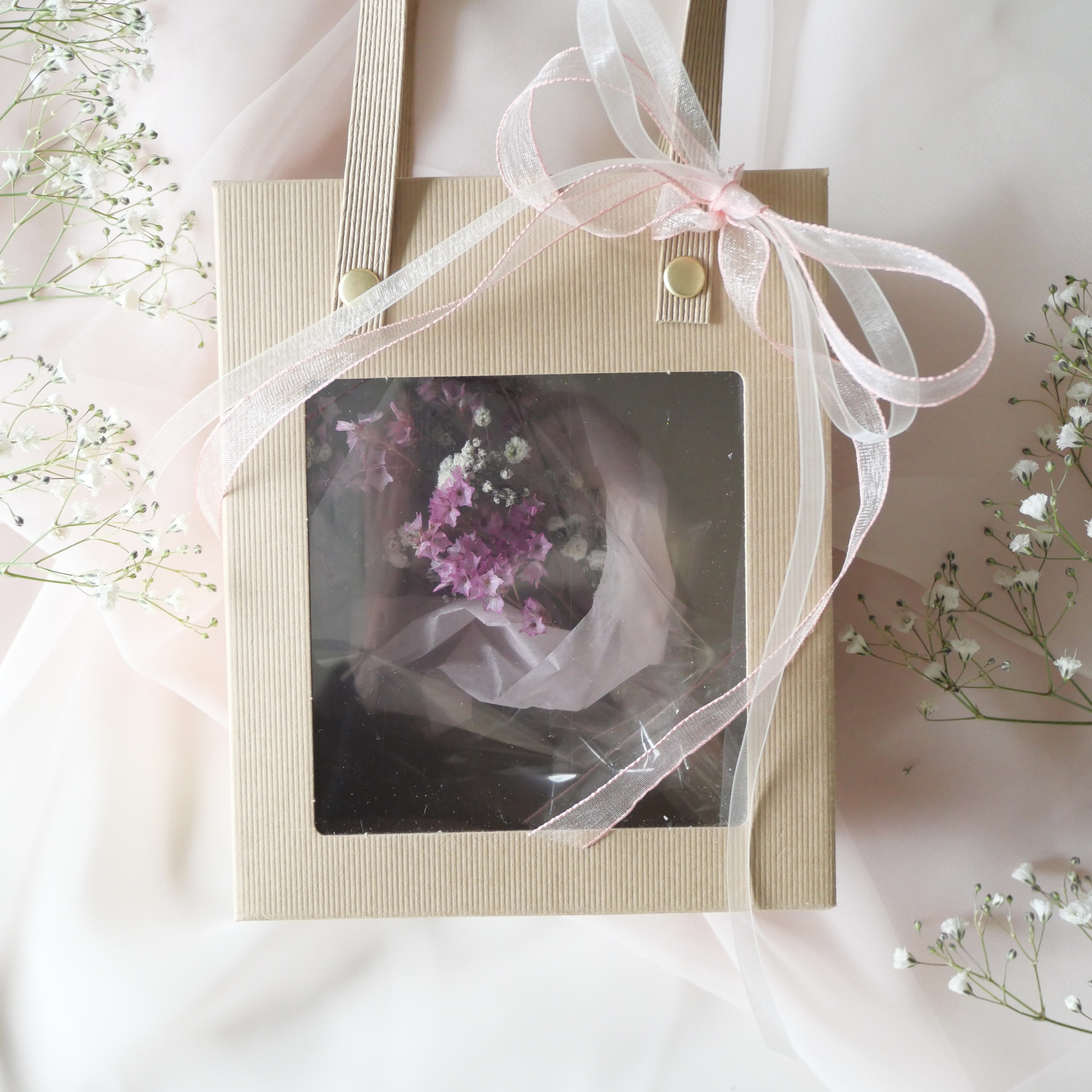 ラッピング ドライフラワーのミニ花束 専用ギフトbox Lafeuille Tokyo