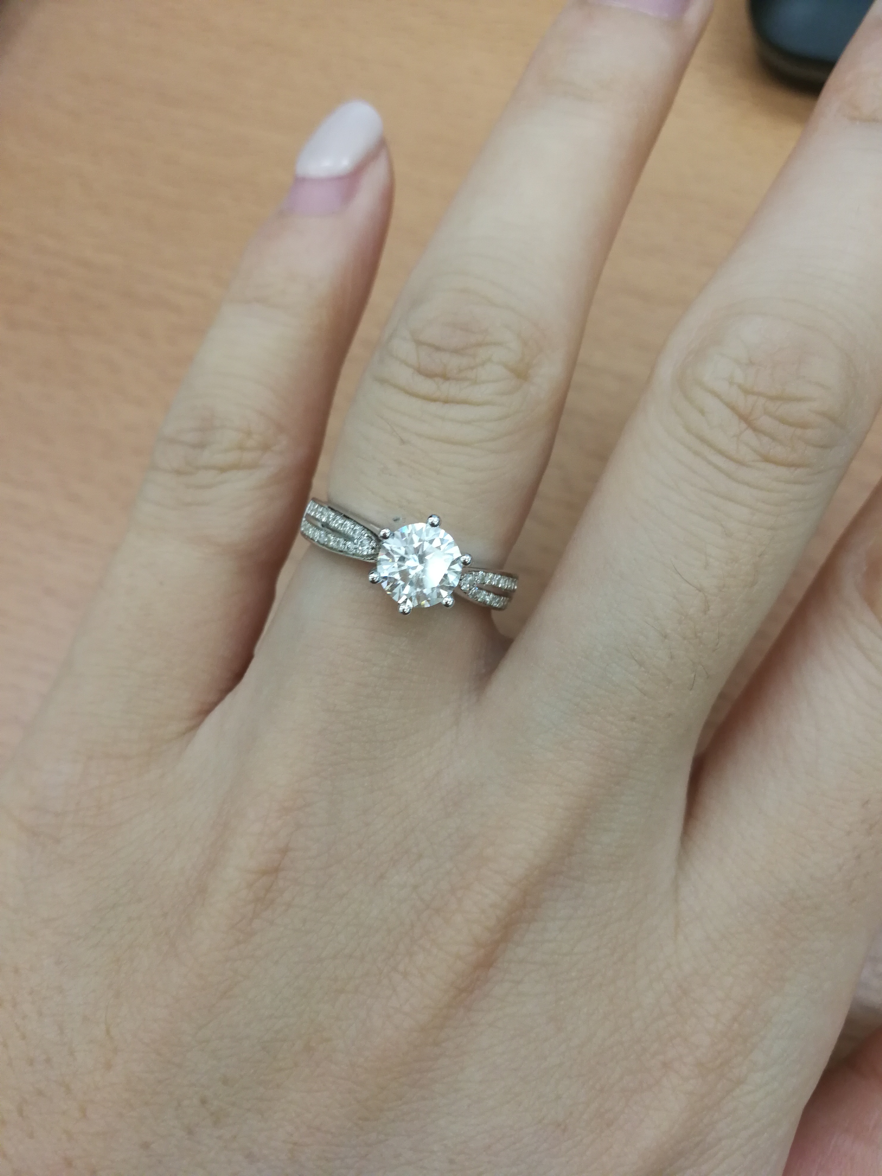 クラシ 一粒ダイヤリング １カラット 指輪 Ifelicita