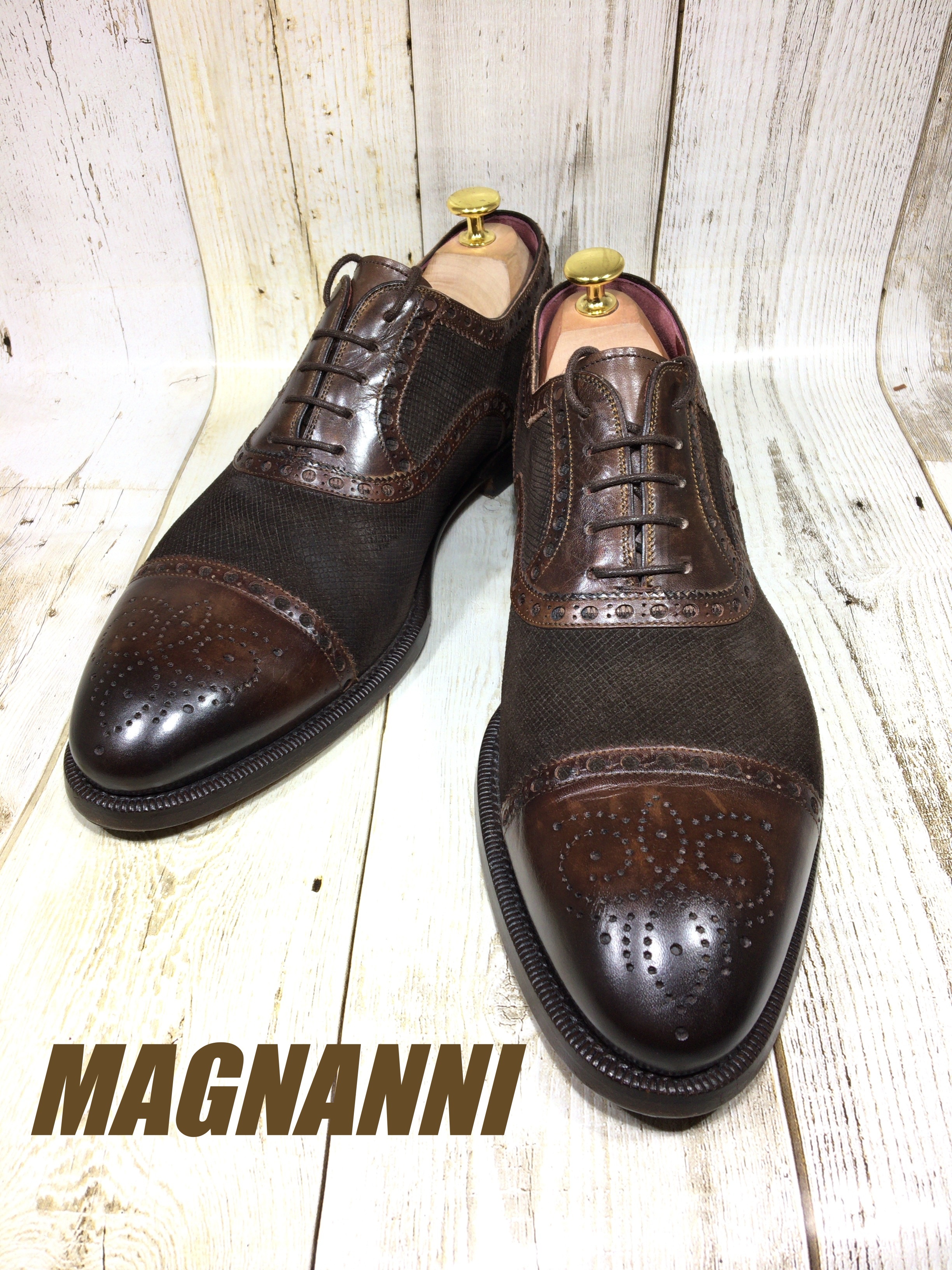 Magnanni マグナーニ フルブローグ Eu42h 27 5cm 中古靴 革靴 ブーツ通販専門店 Dafsmart ダフスマート Online Shop