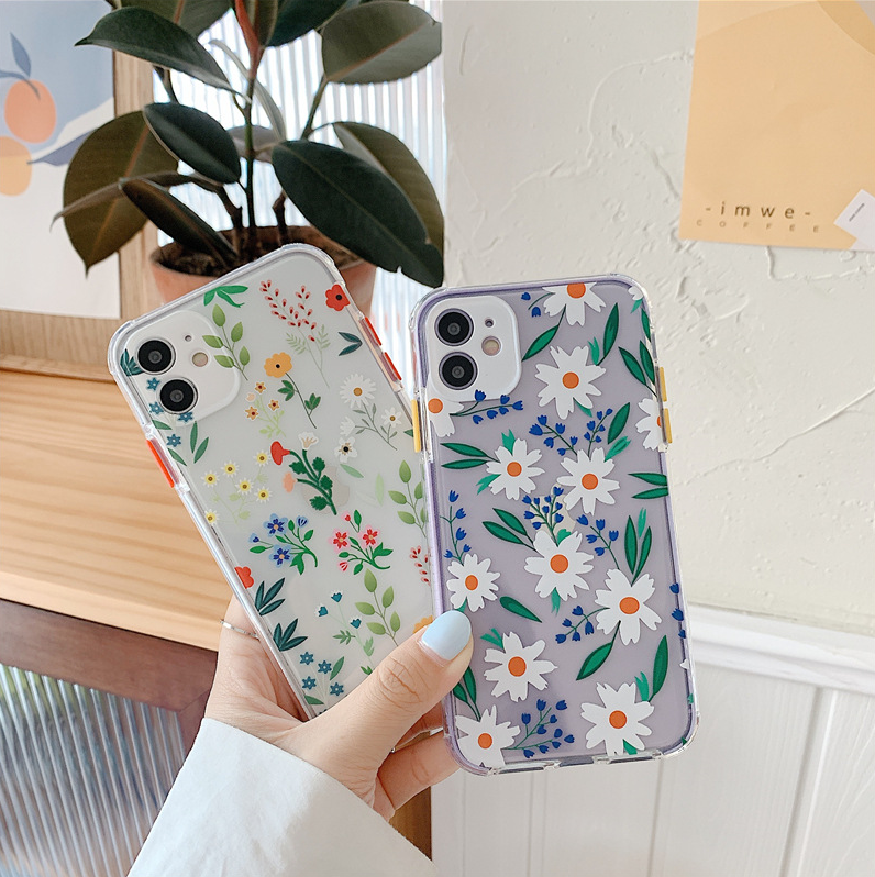 レトロフラワー アート花柄 クリア スマホケースカバーiphone12 Iphone12pro Max Iphone12mini Iphonese2 Iphone7 8 Plus X Xs Xr 11 Pro Max スマホケース スマホグッズ専門店 Pca