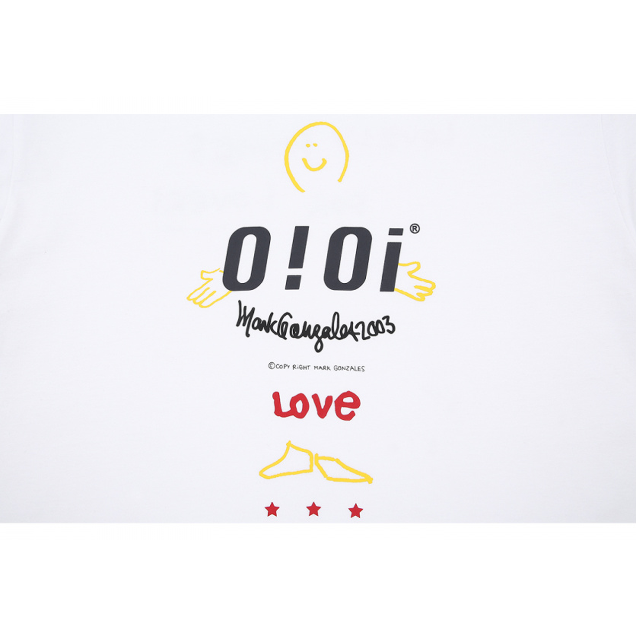 5252 By Oioi 5 B Oxmg Love Logo T Shirts White 正規品 韓国 ブランド 半袖 T シャツ Bonz 韓国ブランド 代行