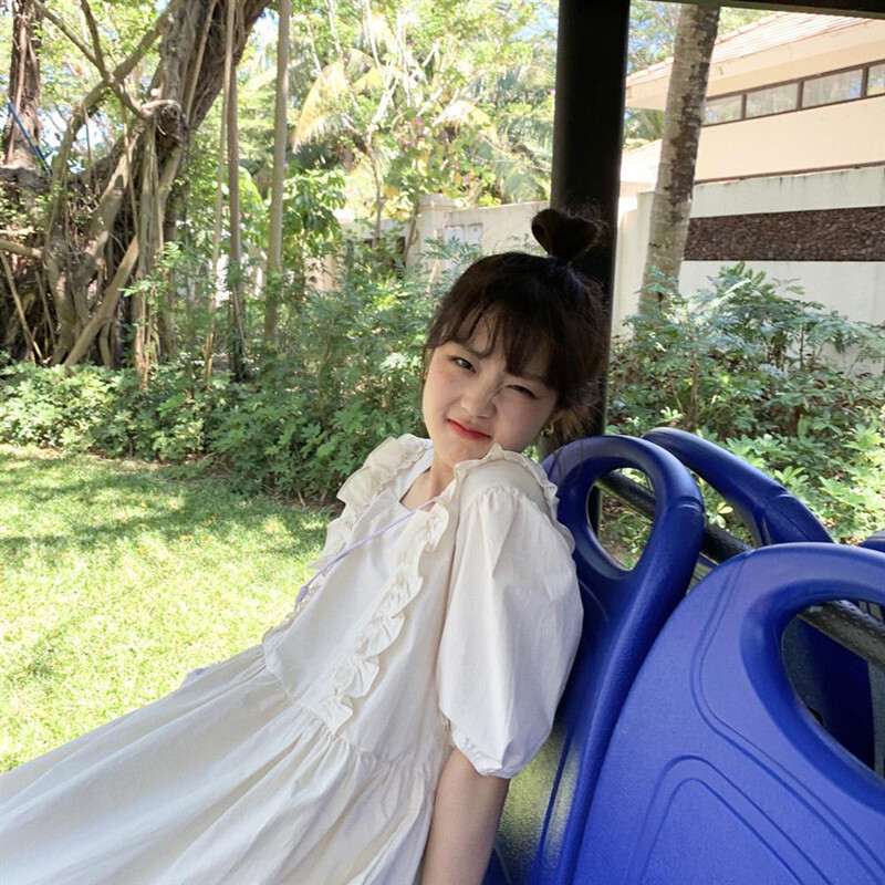 送料無料 万能着回し力 Aライン パフスリーブ ゆったり ワンピース フリル ガーリー カジュアル Lamitte Deco トレンド 韓国ファッション ショップ 送料無料 万能着回し力 Aライン パフスリーブ ゆったり ワンピース フリル ガーリー カジュアル Lamitte Deco トレンド 韓国ファッション ショップ