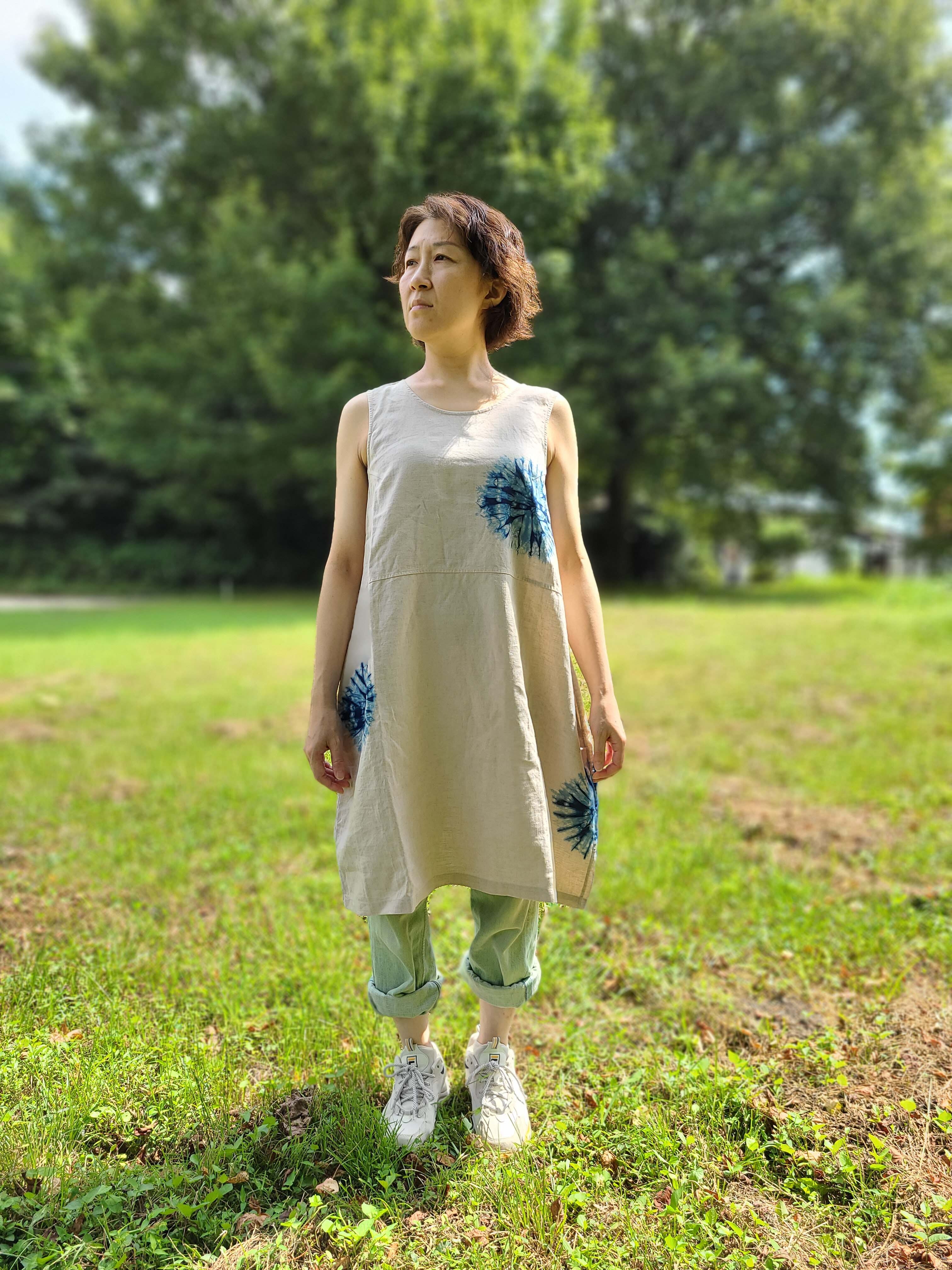 日本産 525 レディース ワンピース ノースリーブ ワンピース ドレス Sleeveless Dress Linen Melange プライスダウン30 Off Lamaduninatrattoria Com Br