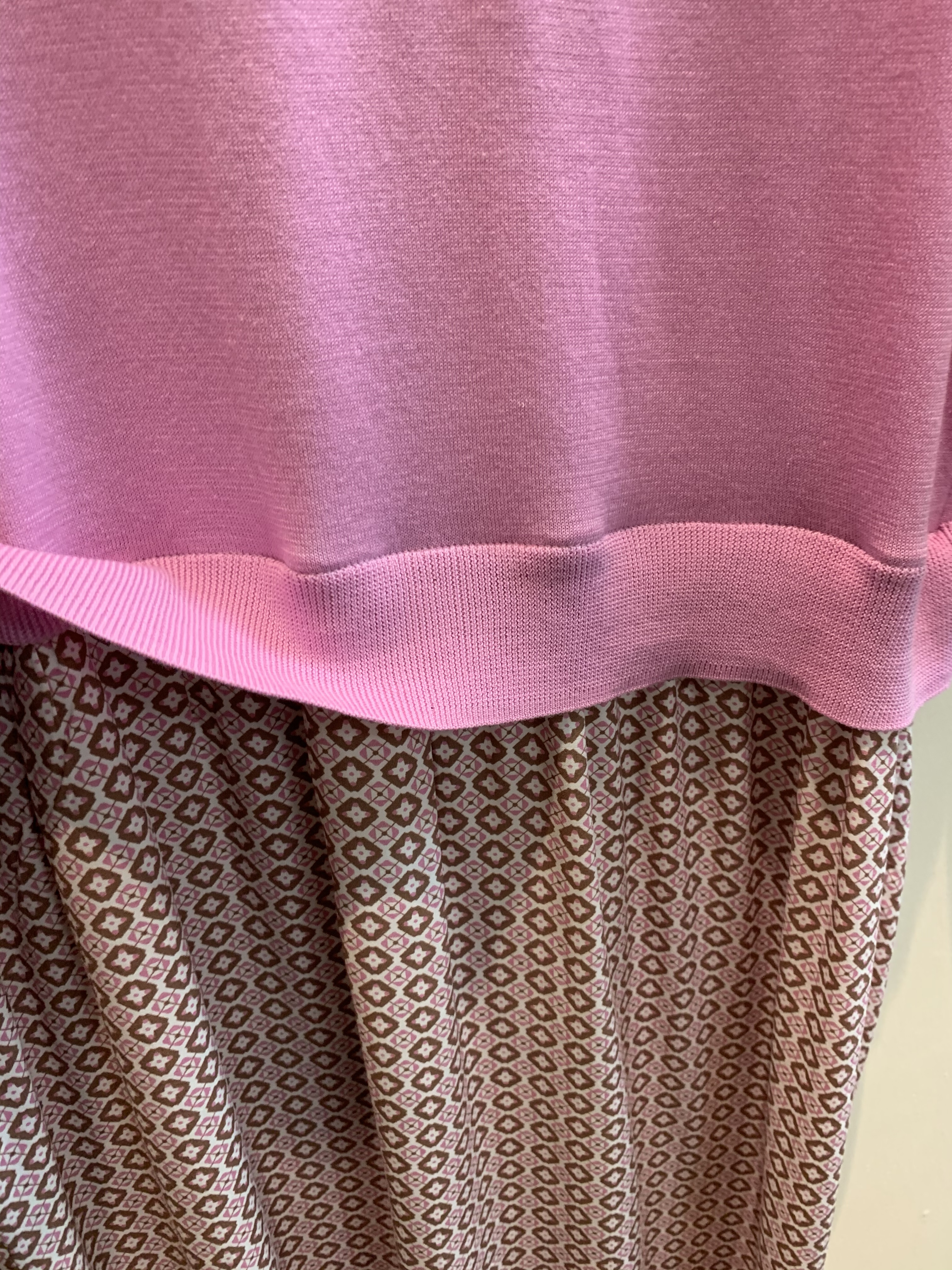 Gerry Weber ゲーリーウェーバー セーター プリントスカートワンピース 931 501 フクハラ