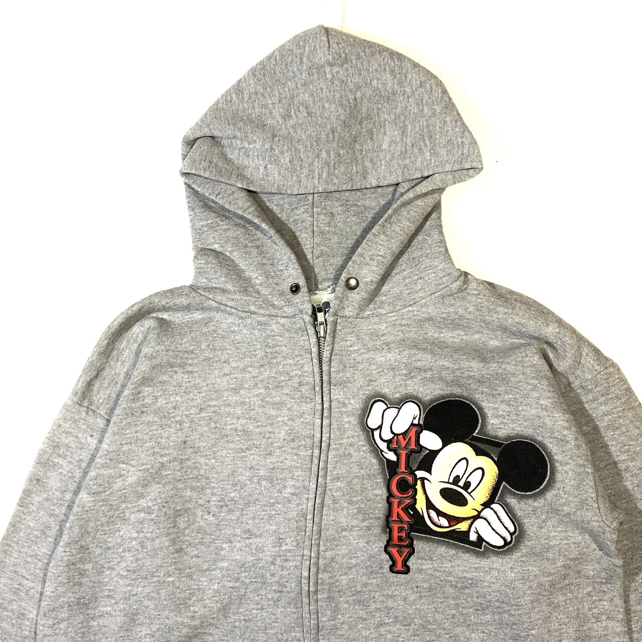 Usa製 Disney Catalog ディズニー ミッキーマウス キャラクタースウェットパーカー ヴィンテージ ビンテージ グレー メンズｍ レディースl相当 古着 スウェット Cave 古着屋 公式 古着通販サイト