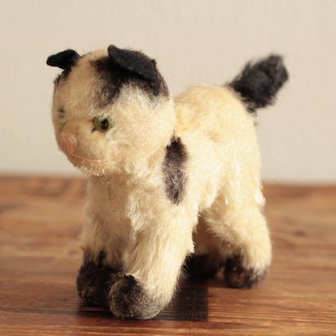 アンティーク シュタイフ 猫のグッシーGussy12cm .usagi