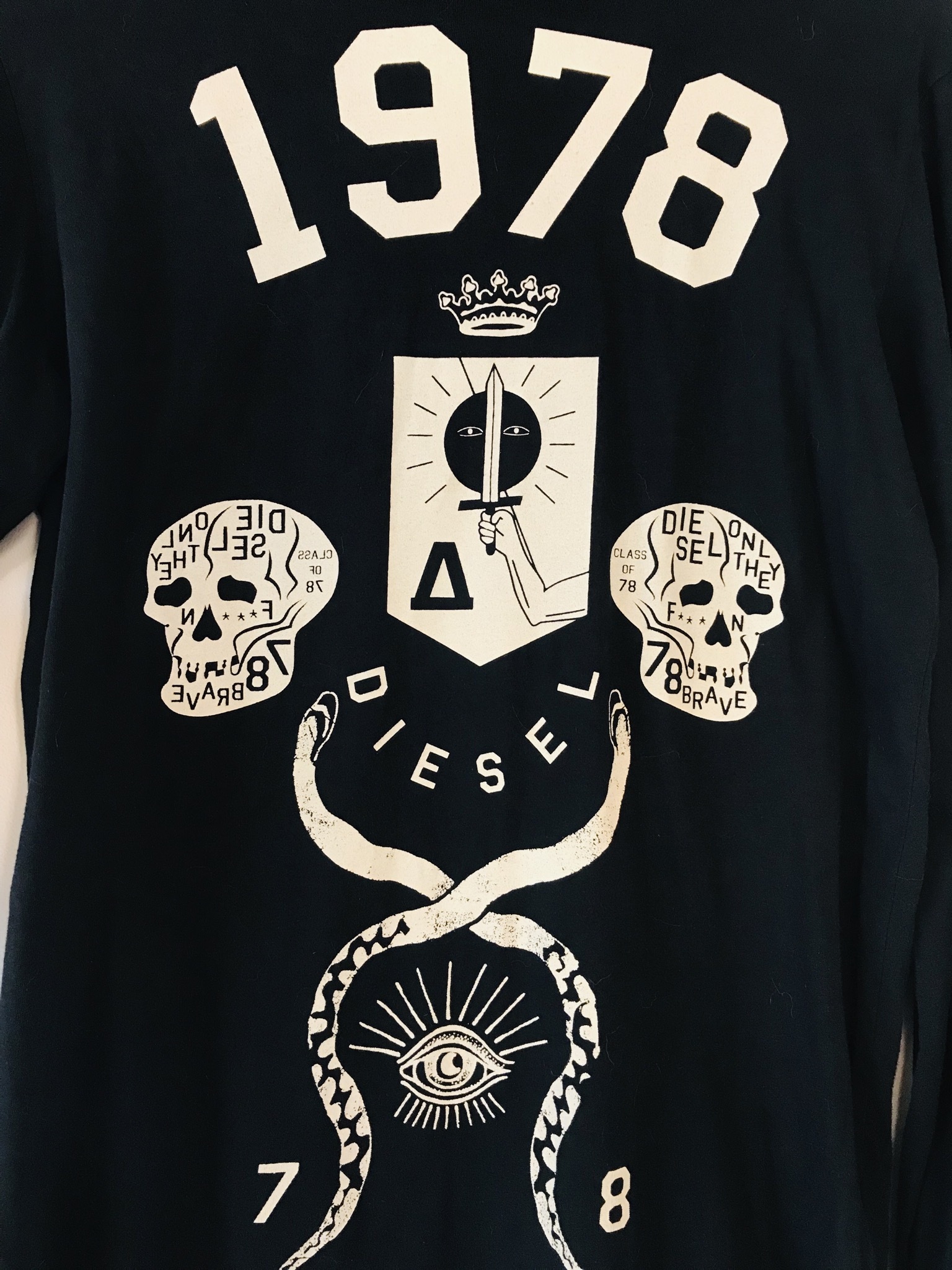 オープニング大放出セール Diesel モンスターハンド ロゴ ロングtシャツ 送料関税込み 予約販売品 Intelix Co Id