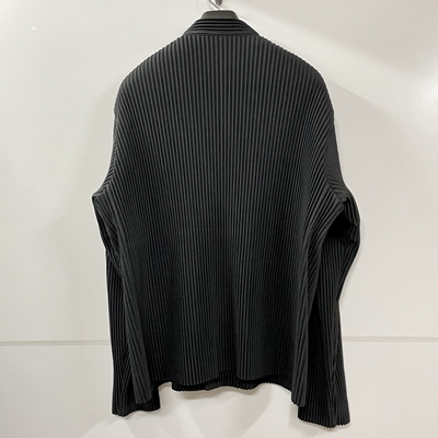 Homme Plisse Issey Miyake オムプリッセイッセイミヤケ Pleated Fitted Jacket ジャケット 3 ブラック 表参道t02 ブランド古着brooch