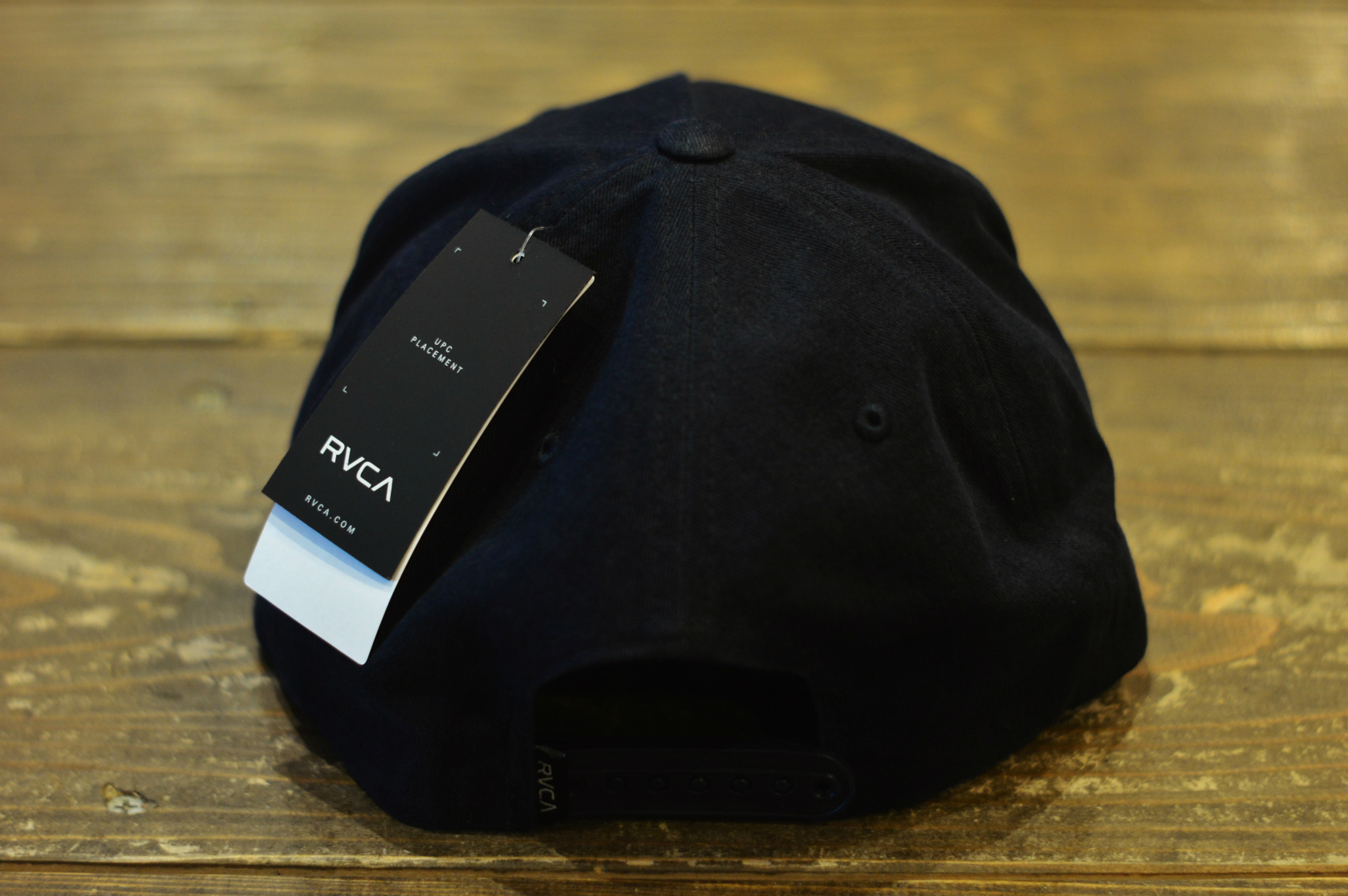 Rvca Snapback Cap Navy Volt Local Authentic Store