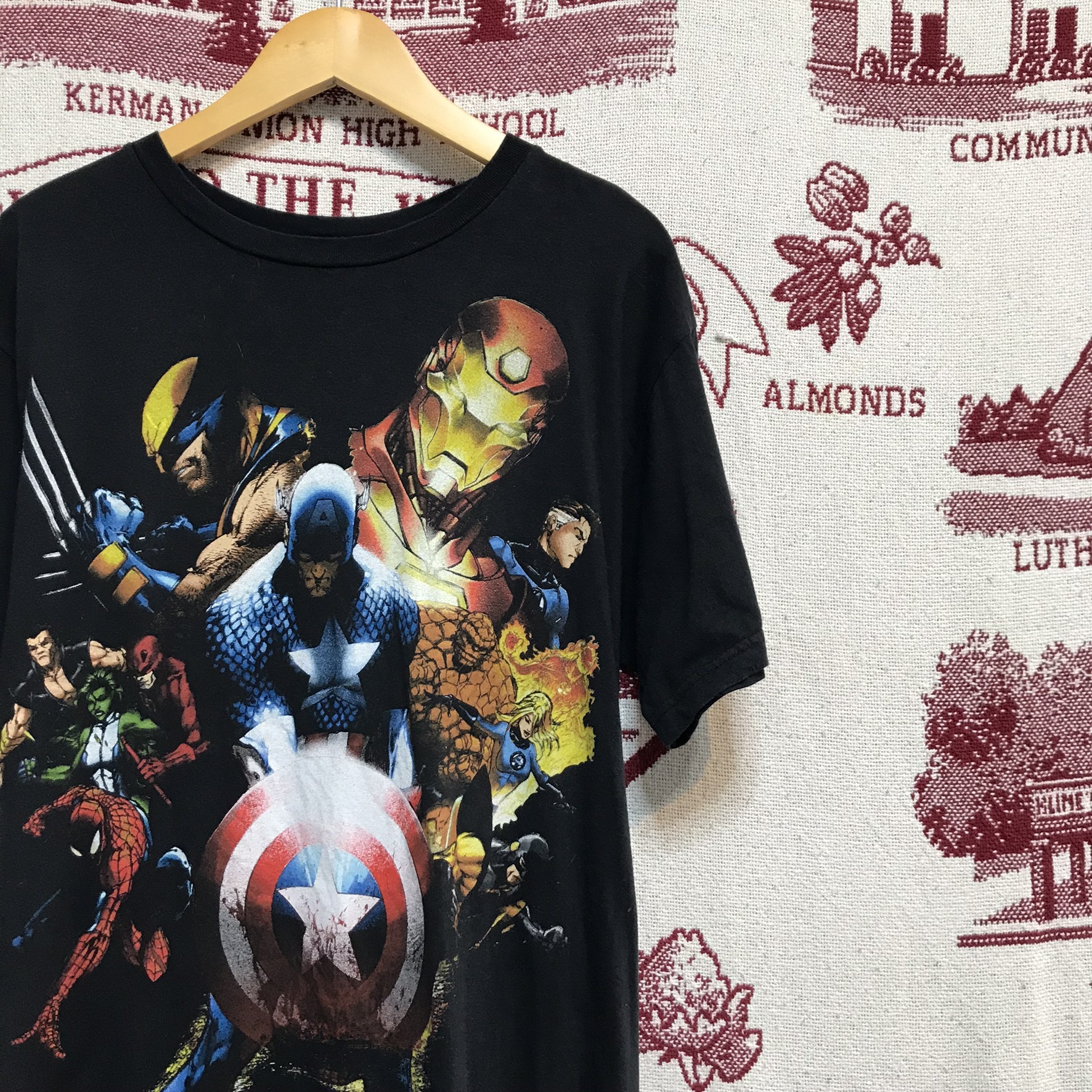 M アメリカ古着 マーベル Marvel アベンジャーズ キャプテンアメリカ キャラクター古着専門店エバレット