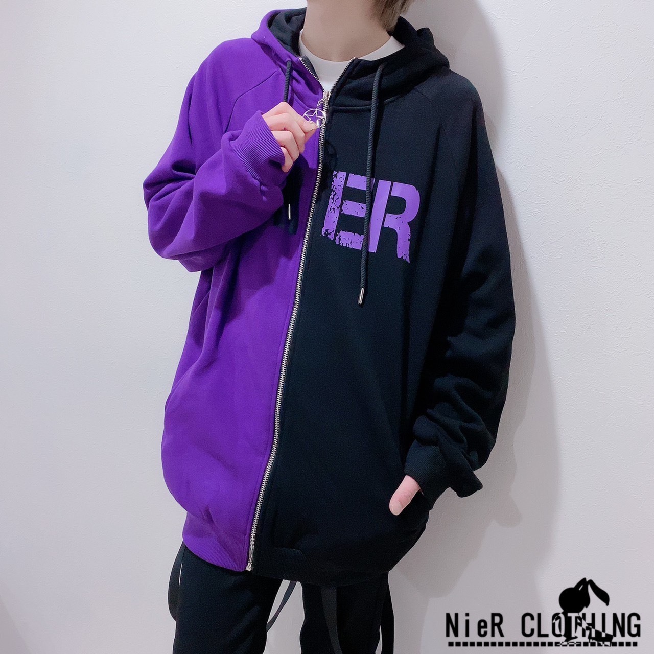 残りわずか 冬用two Tone Zip Parka Logo Nier 21公式店舗