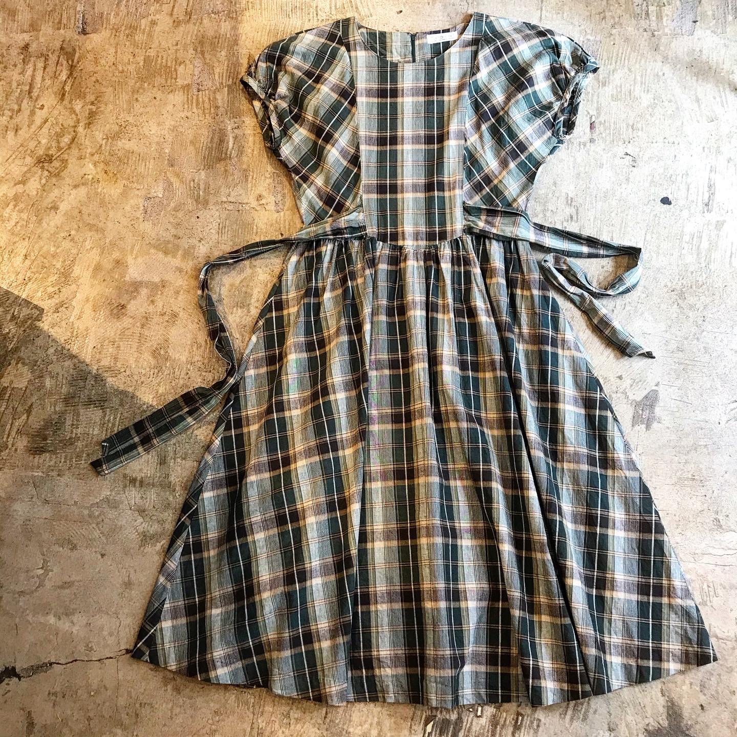 マドラスチェックワンピース 晴と褻 ハレトケ By Ototoharu