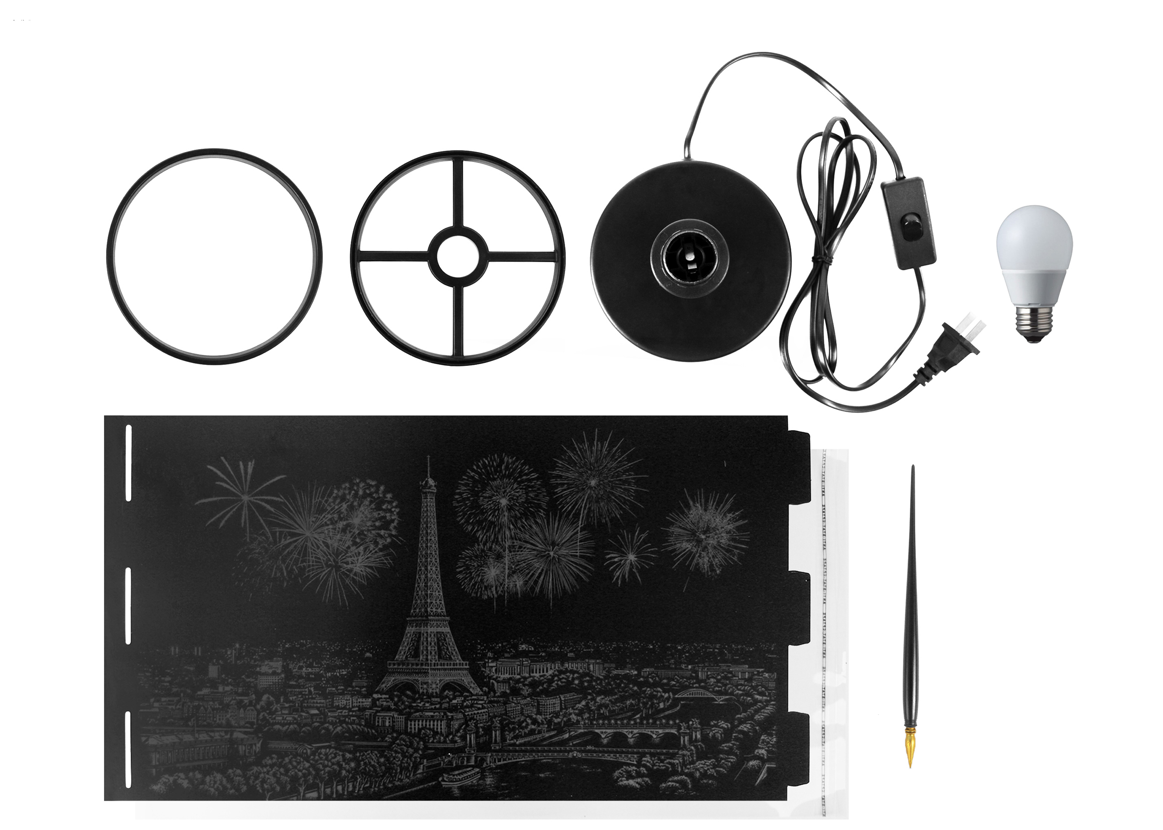 スクラッチライト Led電球含み セット構成 Lagodesign