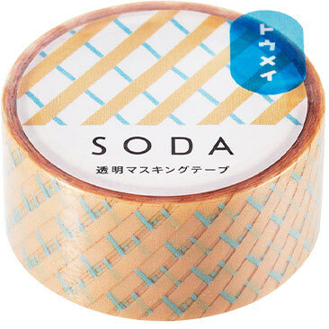 Soda 透明マスキングテープ ギフト Pet素材 Hacohalu 紙雑貨 文具専門店