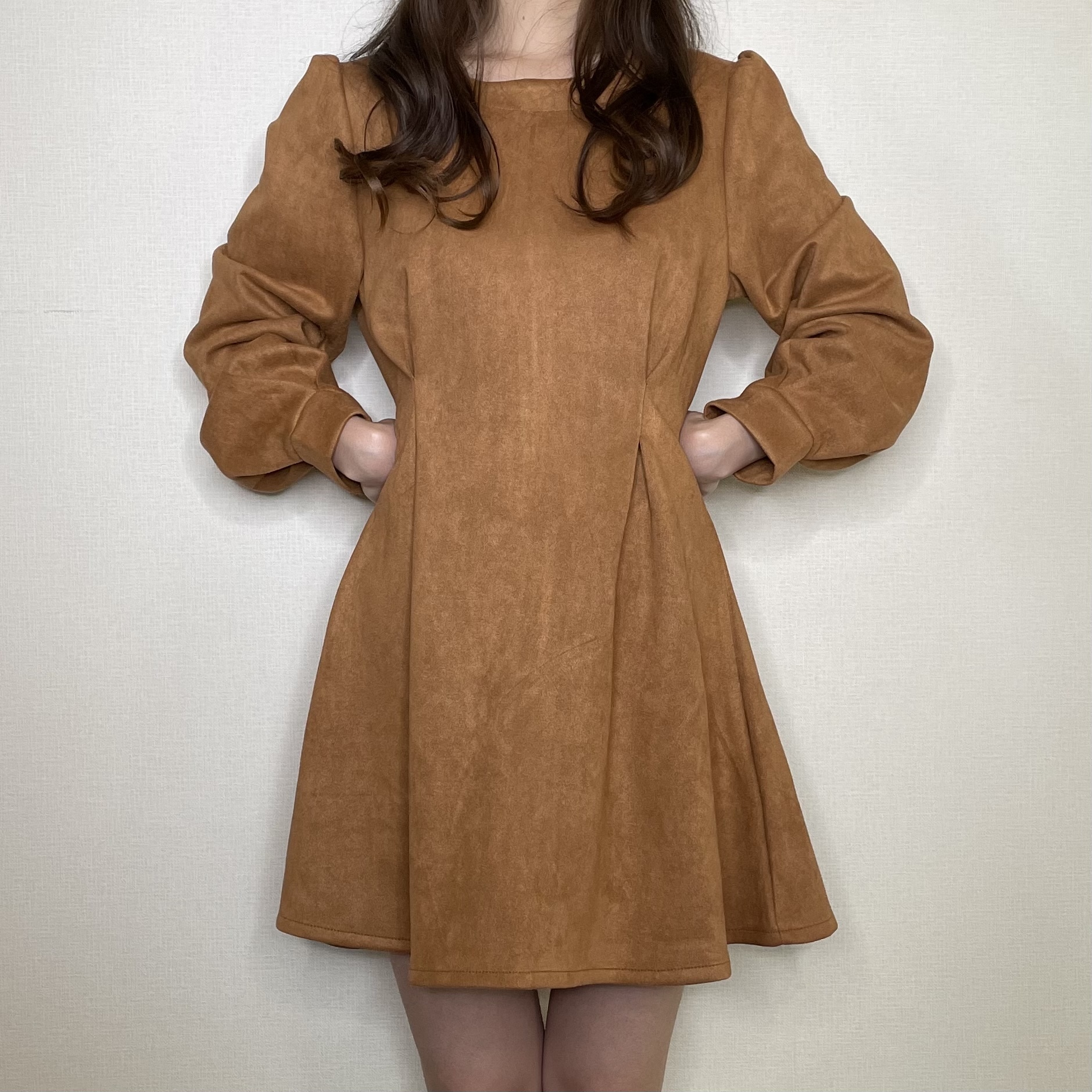 3日でお届け スウェードレディワンピース Tem0581 Teddymoon