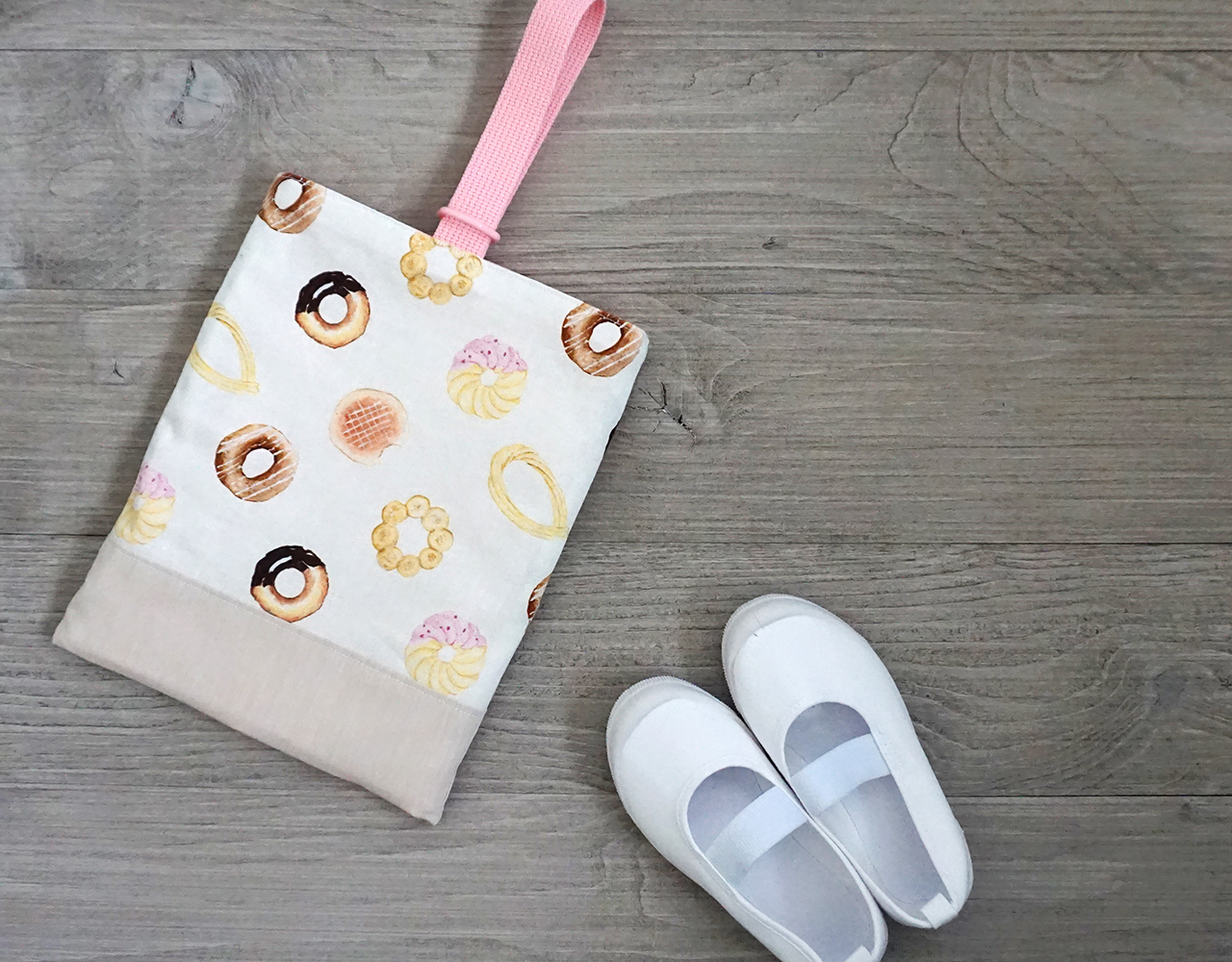 ドーナッツ屋さん 女の子 上履き入れ Nicori 幼稚園 保育園ママの味方になるキッズアイテムのお店