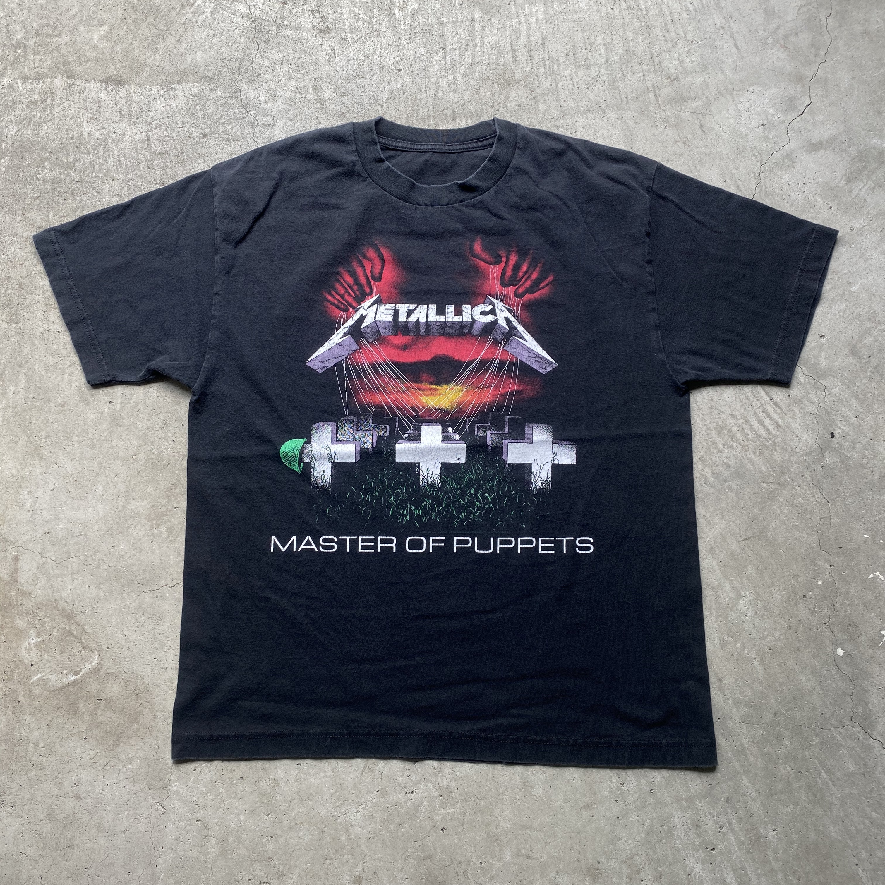 Metallica メタリカ Master Of Puppets メタル マスター バンドtシャツ メンズ 古着 Tシャツ Cave 古着屋 公式 古着通販サイト