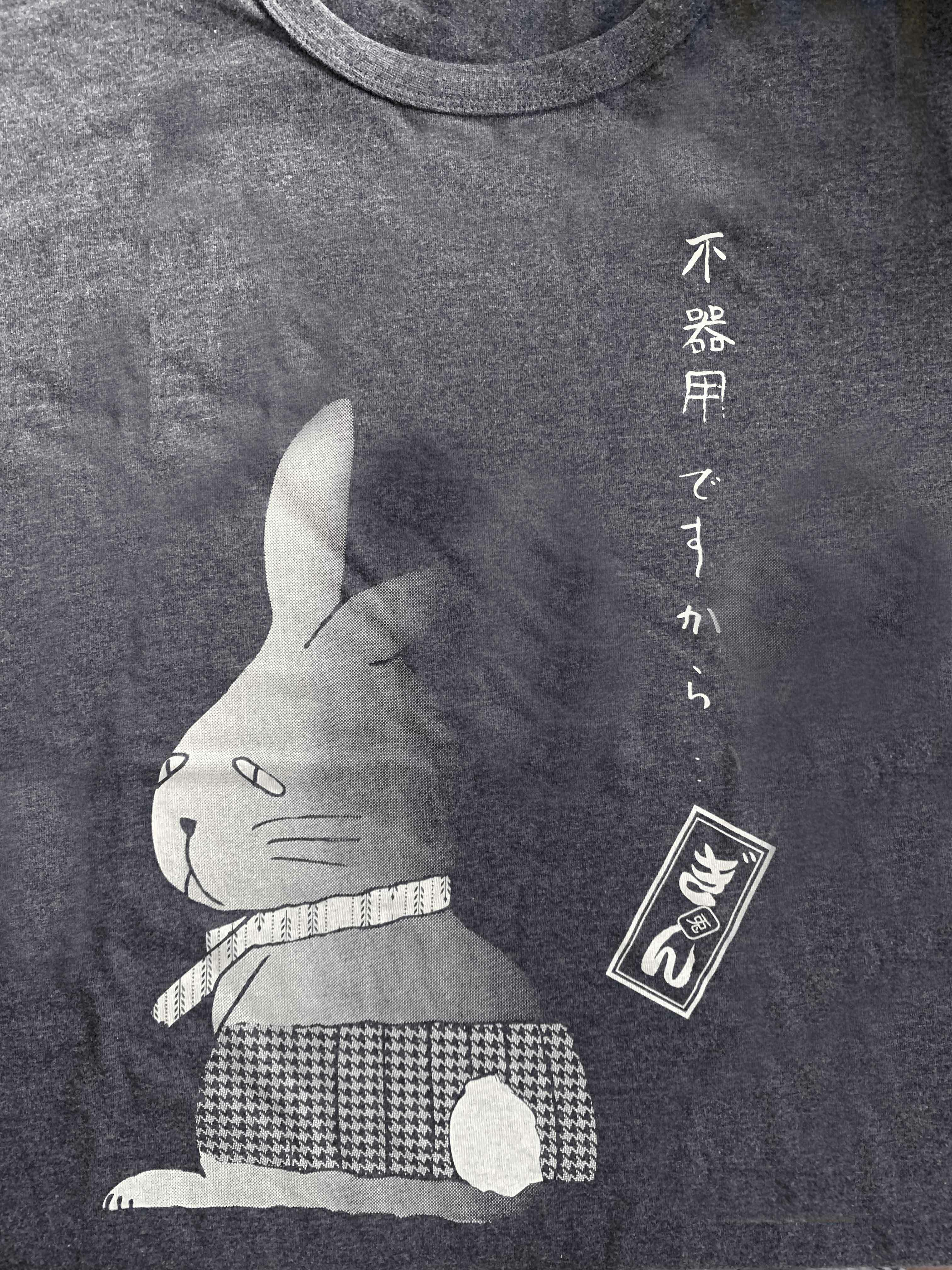 不器用ですから 後柄なし コットンtシャツ Cottontail