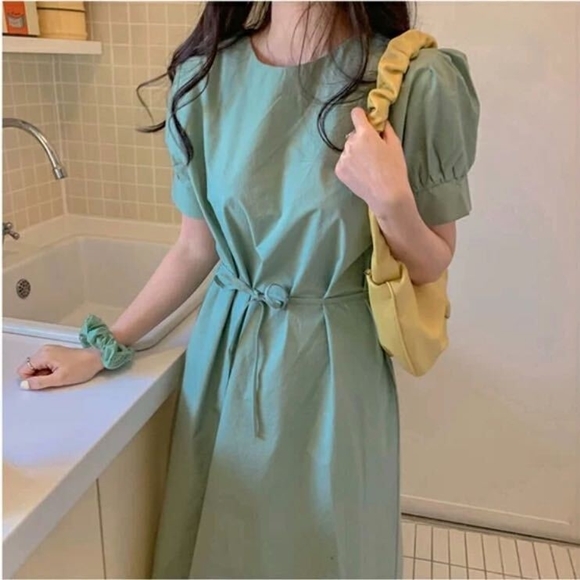 ワンピース 154 今が旬 ﾟ ミントグリーンワンピース ｂｌｏｅｍ