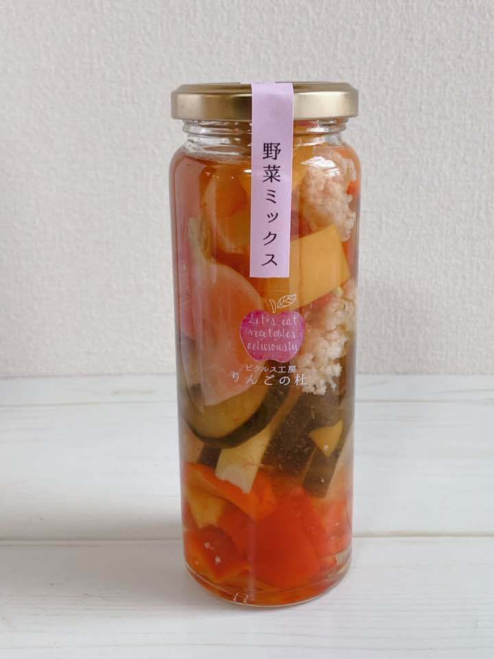 静岡産6種類のmiｘ野菜のピクルス Applepickles