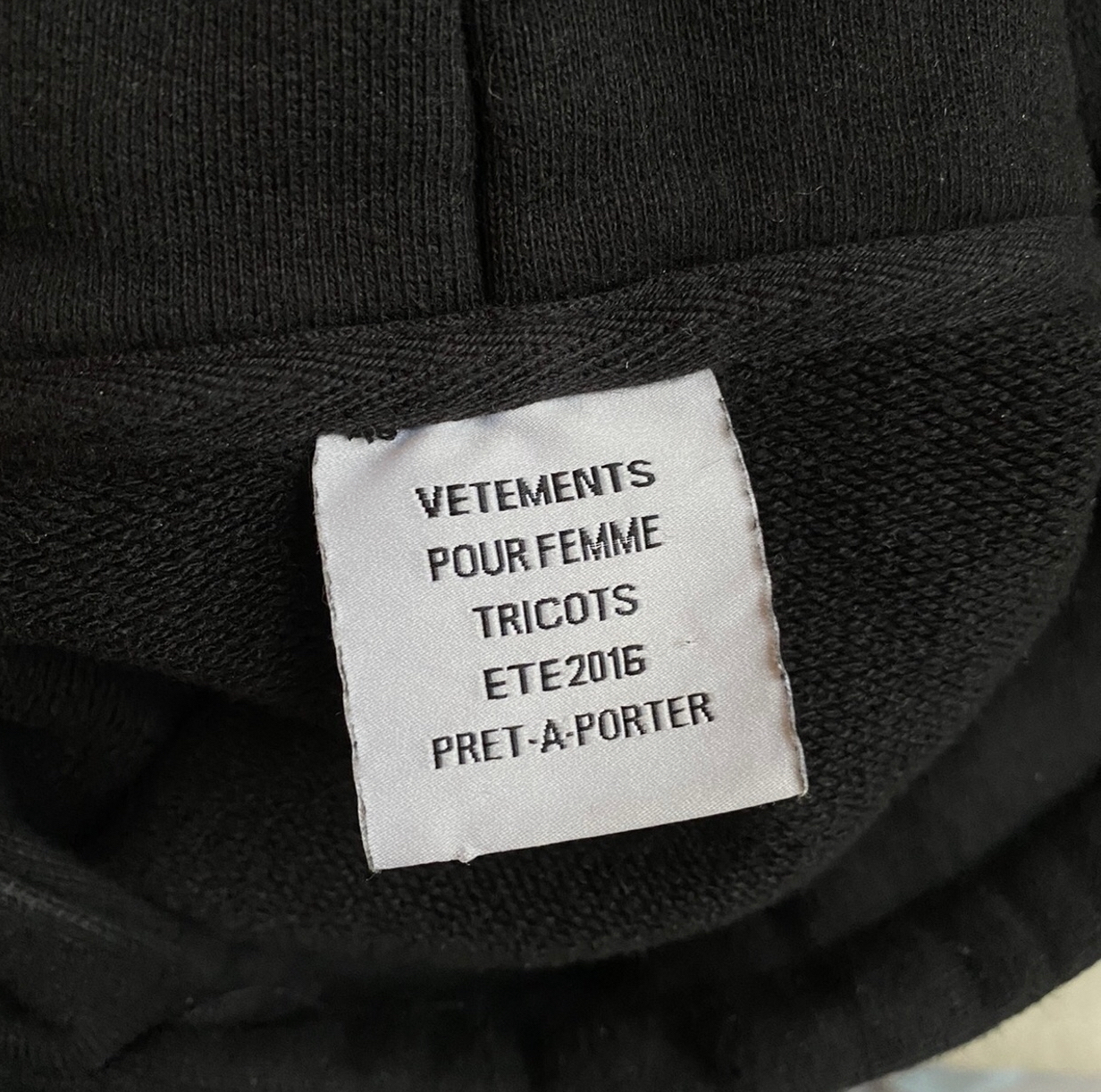 タグ付き 16ss Vetements Comming Soon タイタニック スウェットパーカー オーバーサイズ Sohoo