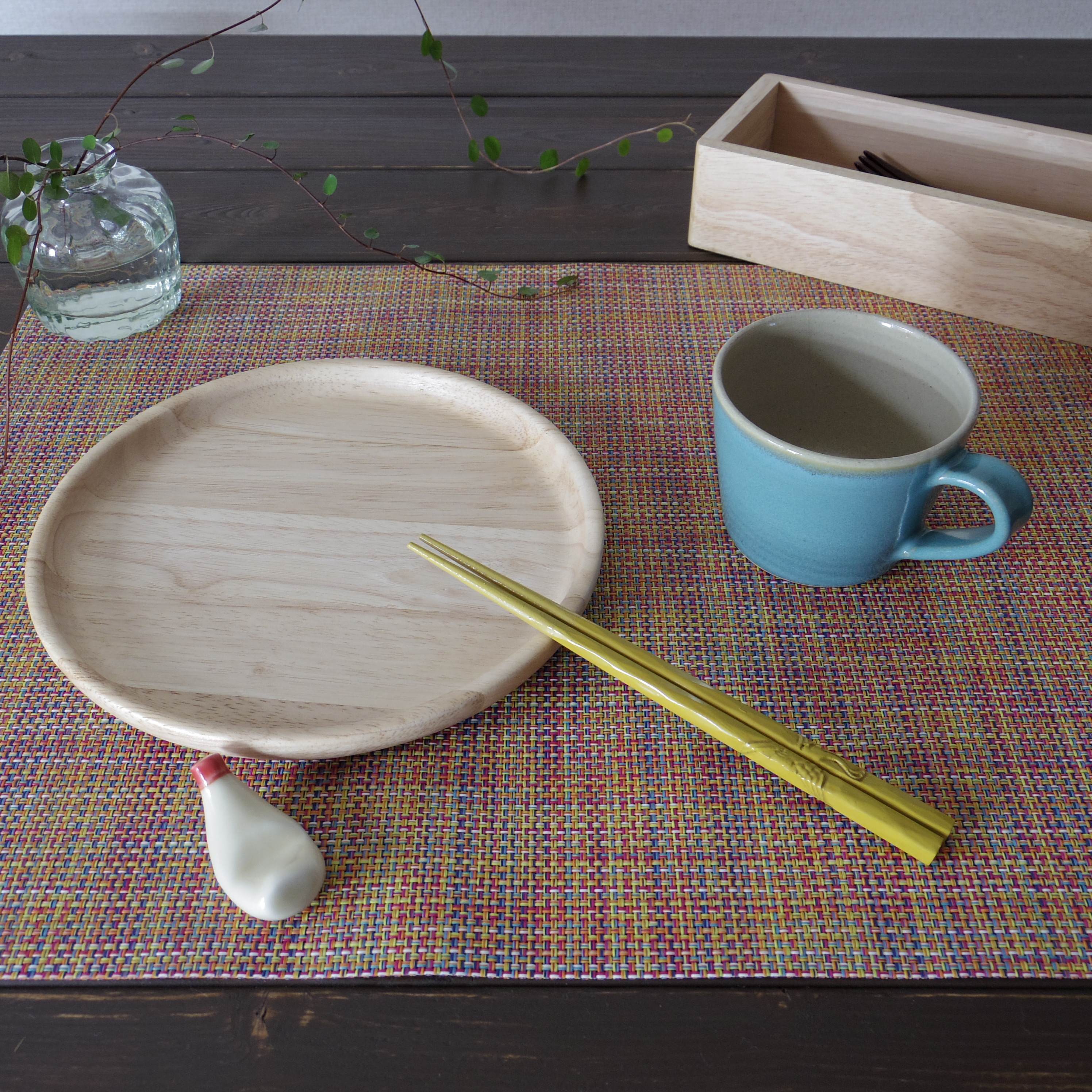 漆塗り 乾口塗り 鶴 箸 子供用 黄 H 030 Ye S 湘南 絡 Laque