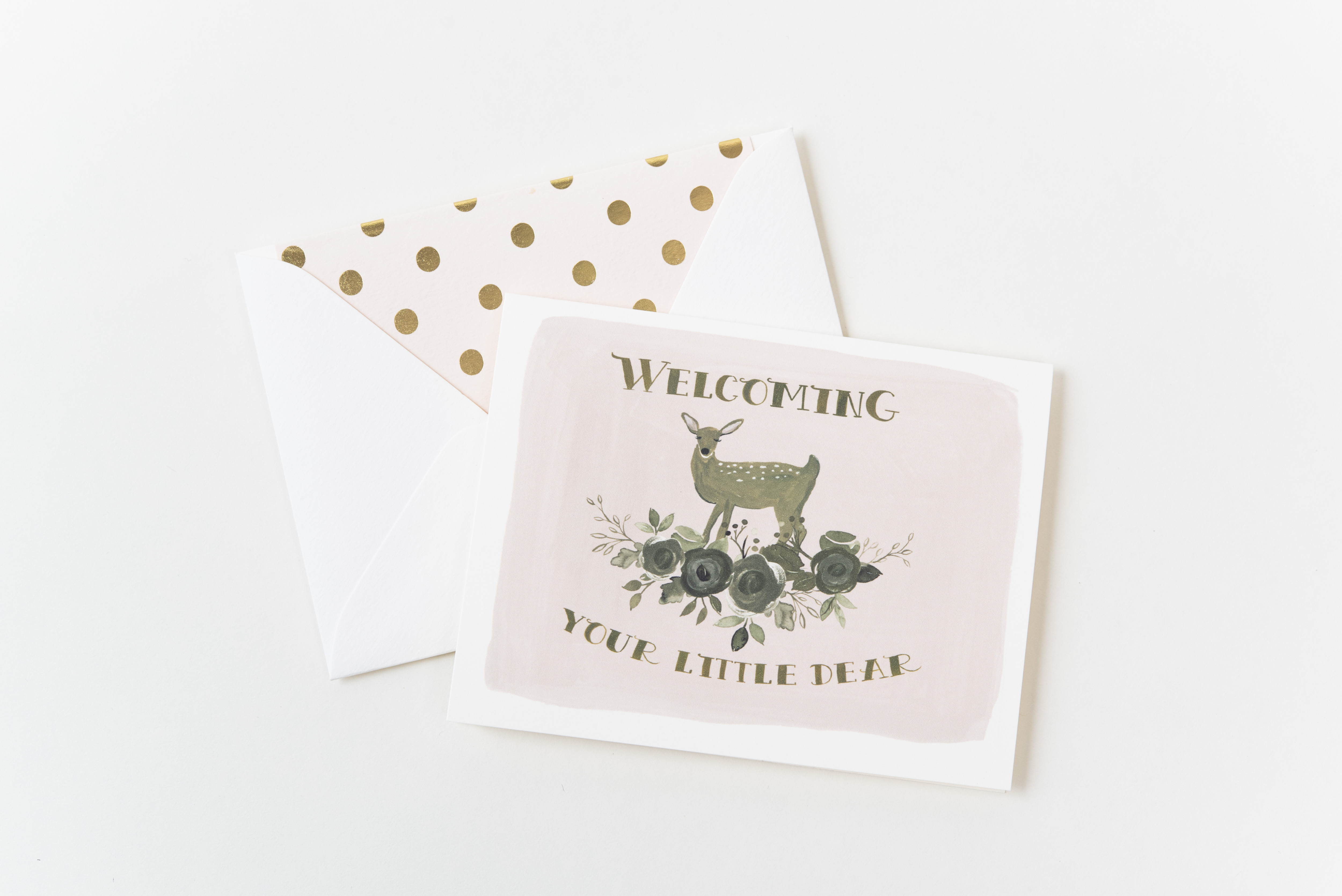 The First Snow 出産祝いメッセージカード Love The Earth Blue