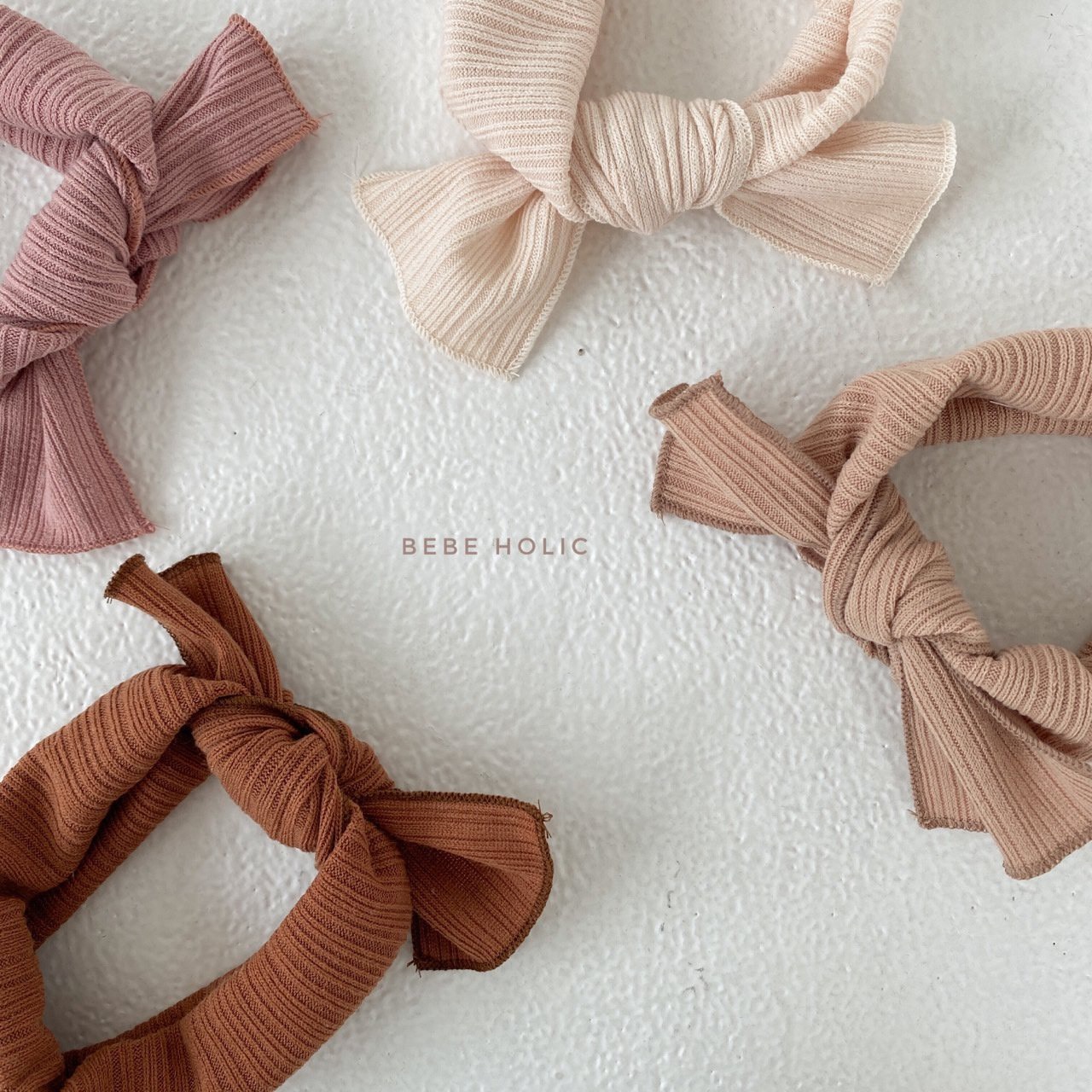 即納 Rib Hair Band リブヘアバンド ターバン Bebe Holic 韓国子供服 Manmaru 韓国子供服