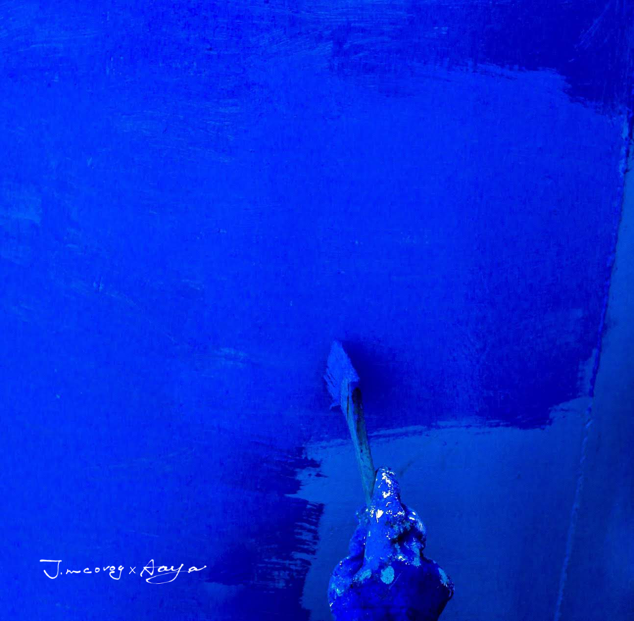 青い写真家のウォールデコ 青 屋