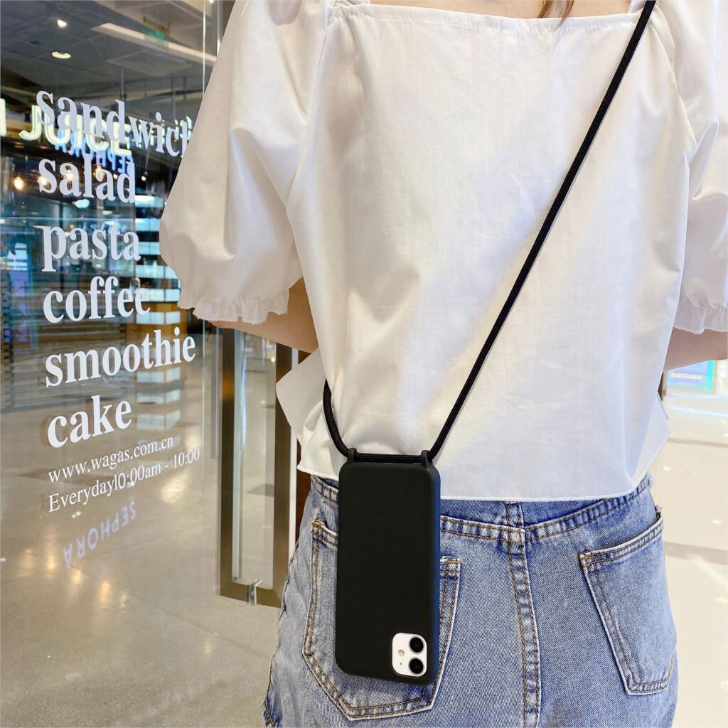 Iphone12対応 おしゃれ ネック ストラップ 落下防止 耐衝撃 カメラレンズ 保護 Iphone ソフトケース 7配色 おしゃれなiphoneケース専門店 Khagain