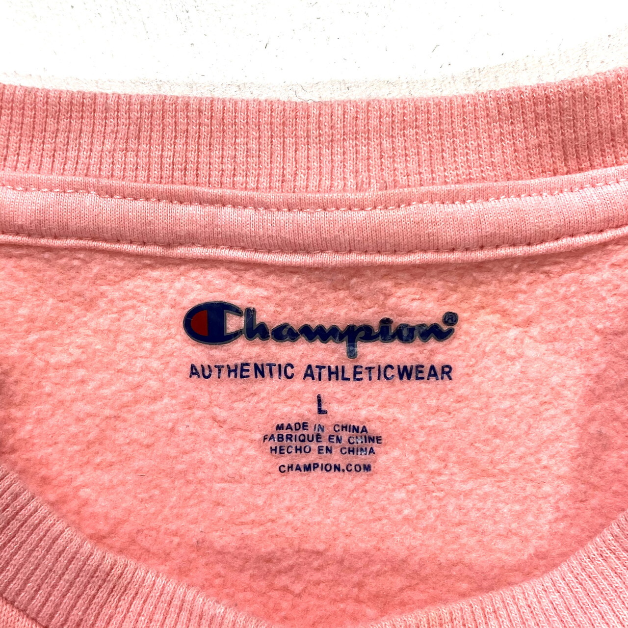 Champion チャンピオン 刺繍ロゴ スウェット トレーナー レディースl ピンク 古着 スウェット All15 Cave 古着屋 公式 古着通販サイト