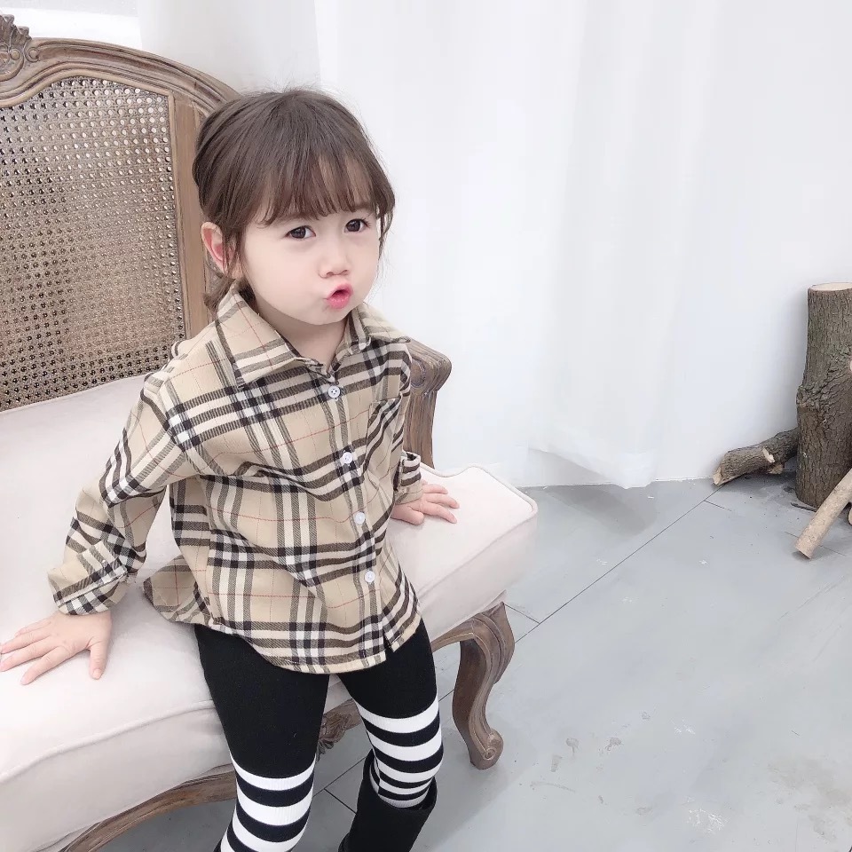 ママ専用 バーバリー 風 シャツ ブラウス チェック柄 ベビー キッズ レディース Ayu Select Kids Ladies 全て送料無料