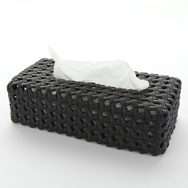 受注製作可 お問い合わせ下さい カゴティッシュケース 黒 Bouquet Garni