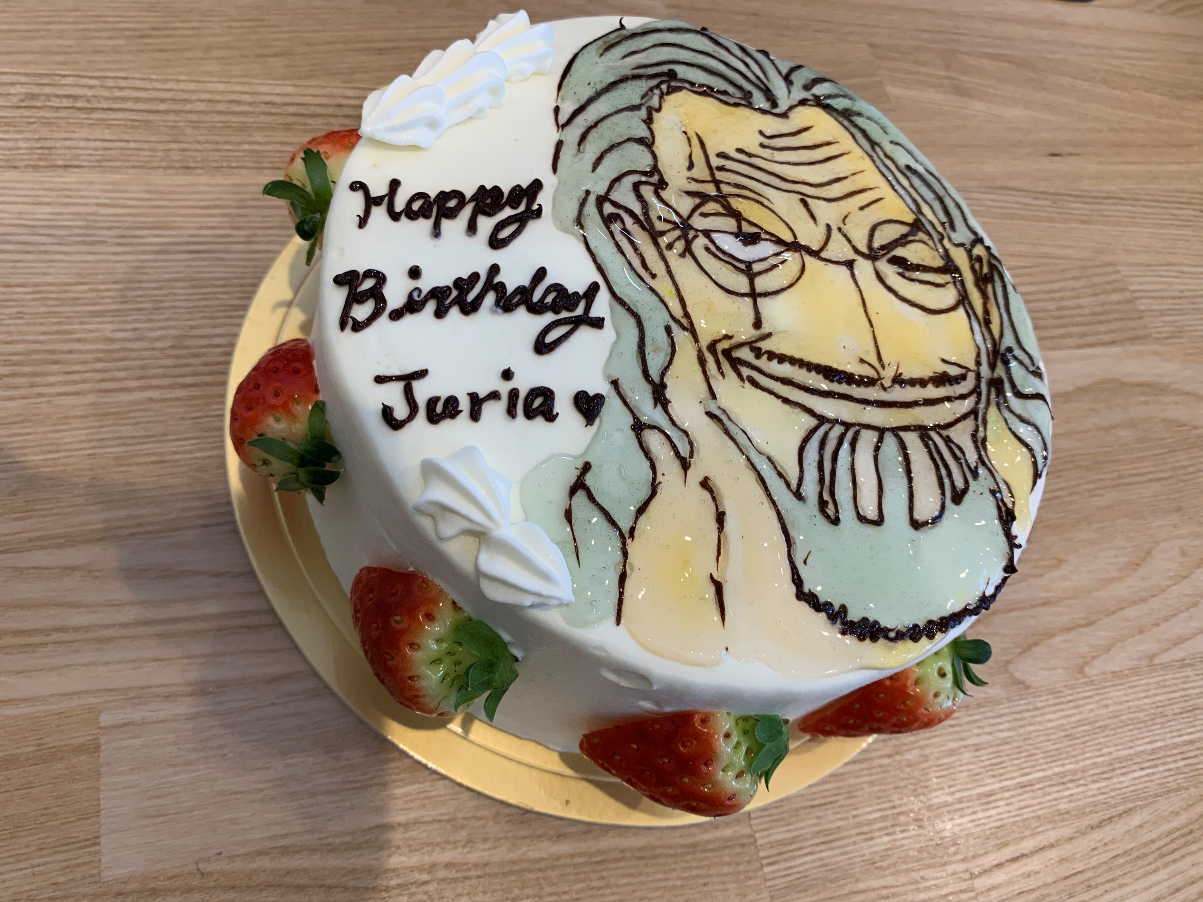 イラストデコレーションケーキ 4号 Domine Joie ドミネジョワ