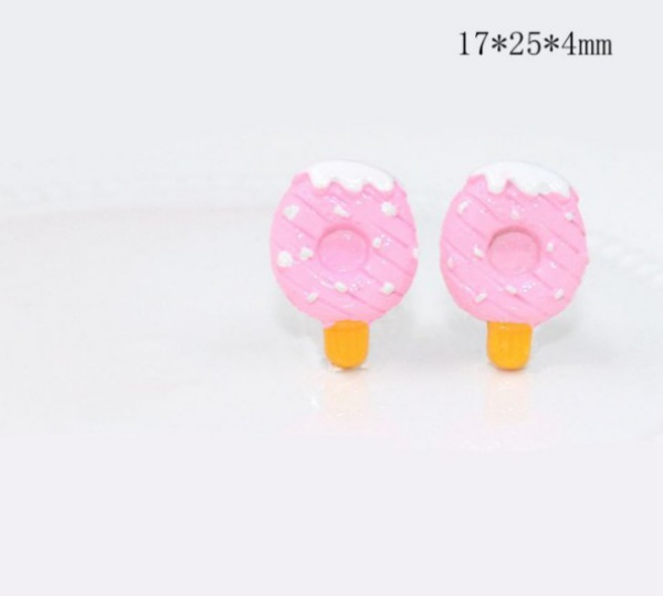 50個 ピンクの棒付きアイスクリーム B40 パーツブランチショップ