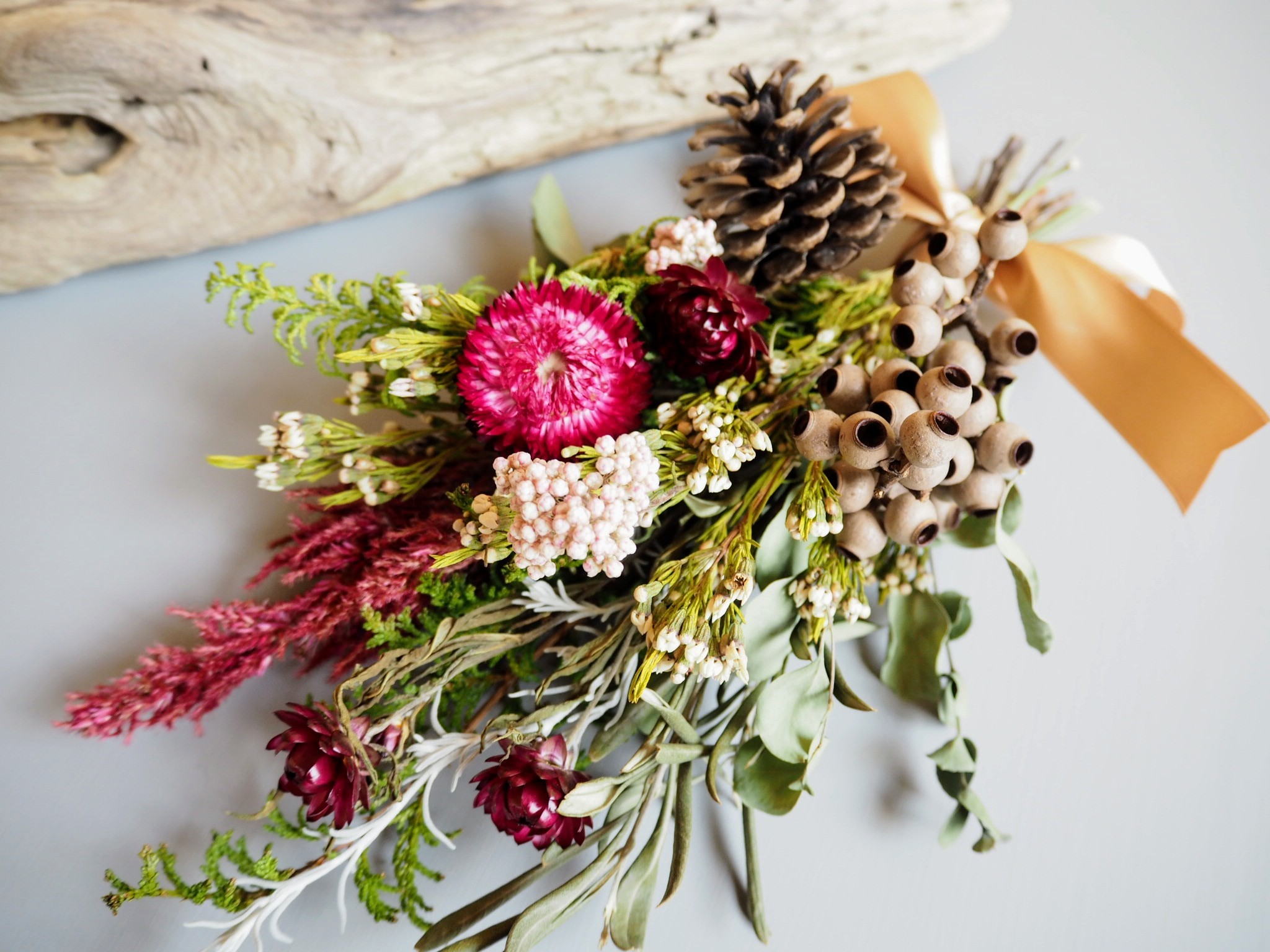 ドライフラワースワッグ ーchristmas Momentー Atelier Ibuki