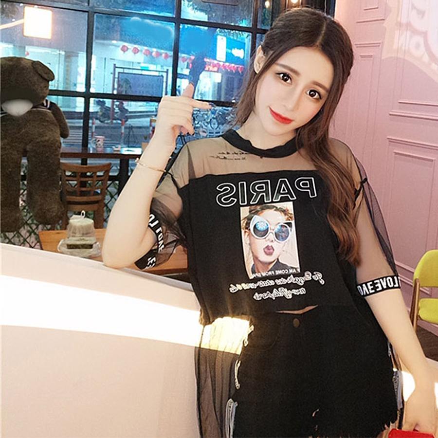 セットアップ トップス ショートパンツ シアー チュール 原宿系 リボン メッシュ ブラック レディース ゆめかわいい 服 奇抜 派手 個性的 ダンス 衣装 コスチューム ヒップホップ 韓国 大きいサイズ Country Road