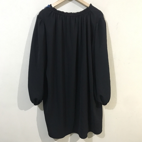 Loewe ロエベ バルーンスリーブ ミニドレス ワンピース ブラック M 代官山k01 ブランド古着brooch