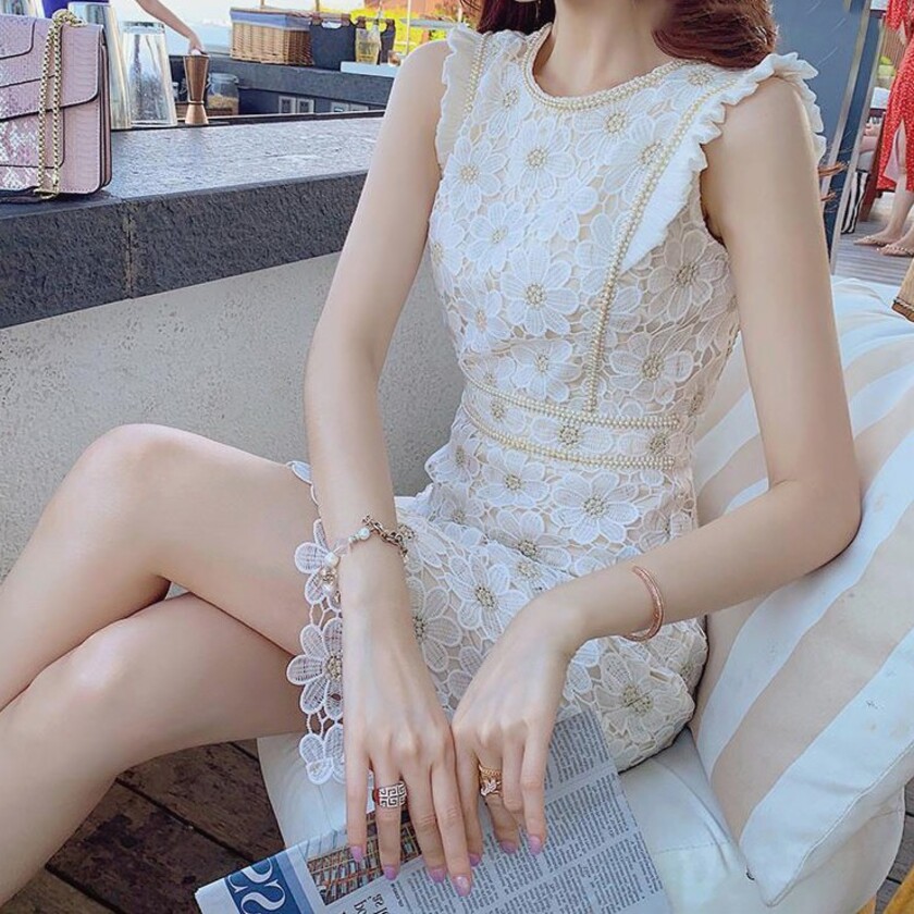 フラワーレースワンピース Gladlot