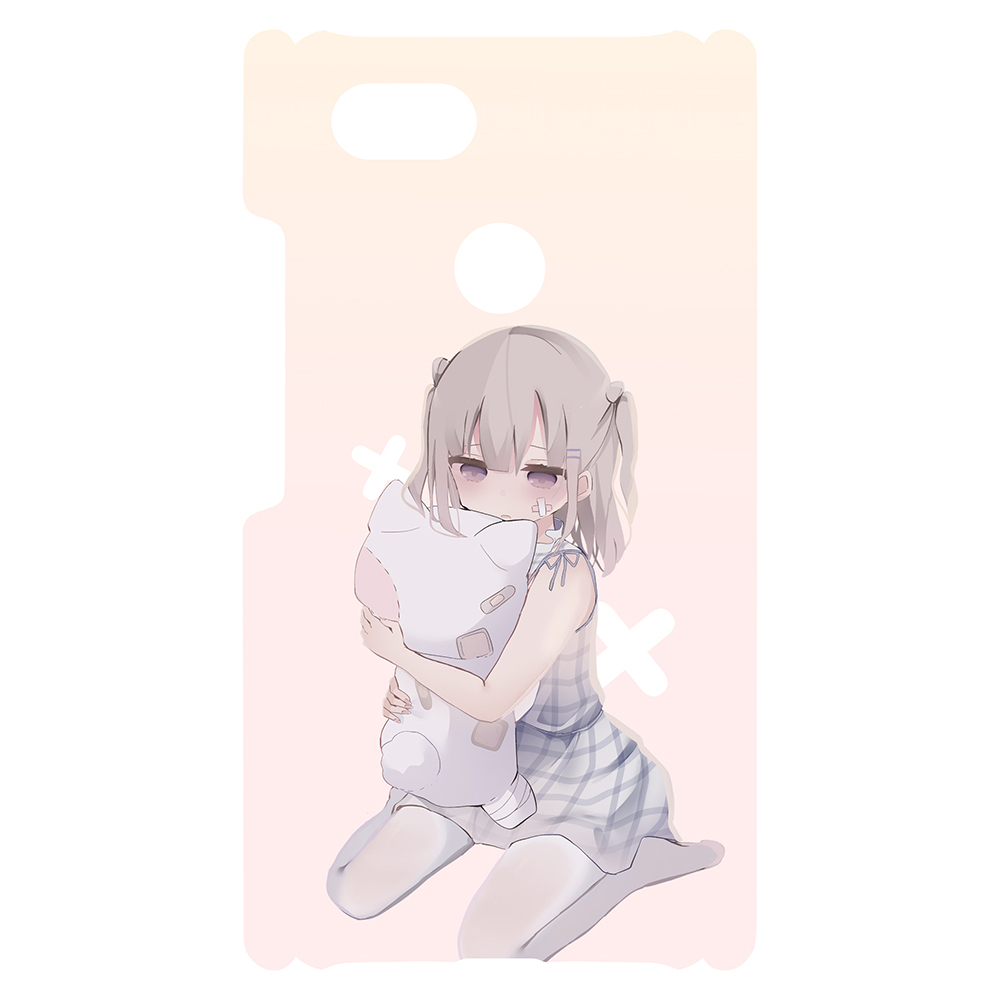 Iphoneケース スマホケース ロリっ娘 イラスト 女の子 Iphone11 Pro Max Xperia 5 おしゃれ 病みかわいい 人気 イラストレーター 絵師 個性的 Android アンドロイド ケース タイトル ぬいぐるみと女の子 作 つるせ Iphoneケース Tシャツ メンズ