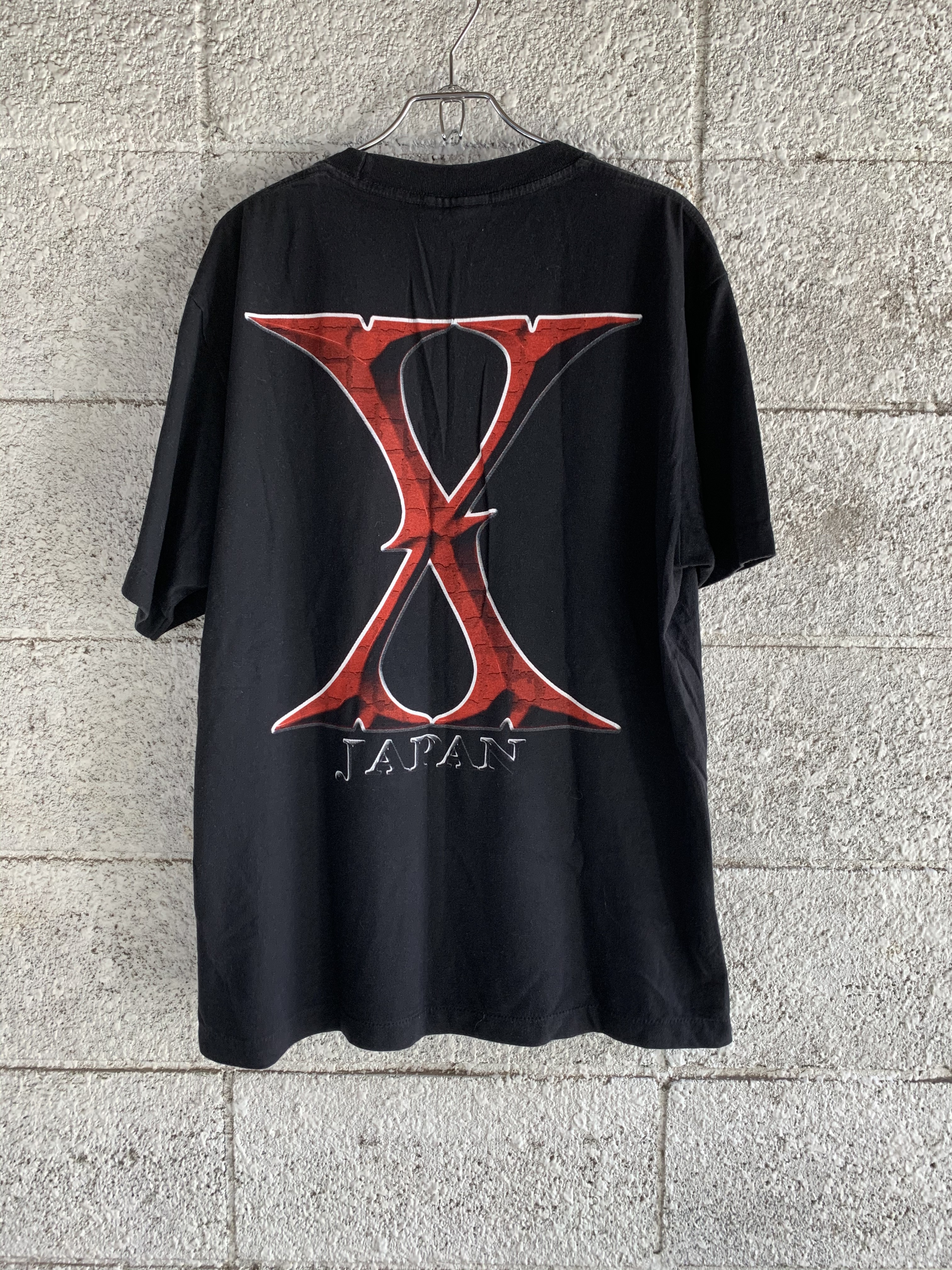 90s X Japan Hide エックスジャパン ヒデ バンド Tシャツ L 水戸 古着屋 マジカル