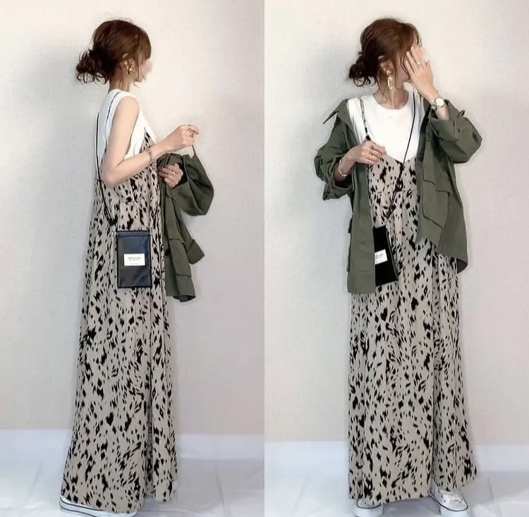 2color 訳ありダルメシアン柄ワンピース Jbgcompany