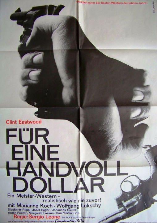 良デザイン 映画 荒野の用心棒 ドイツ版ポスター 特殊ポスターショップ Sooner Or Later