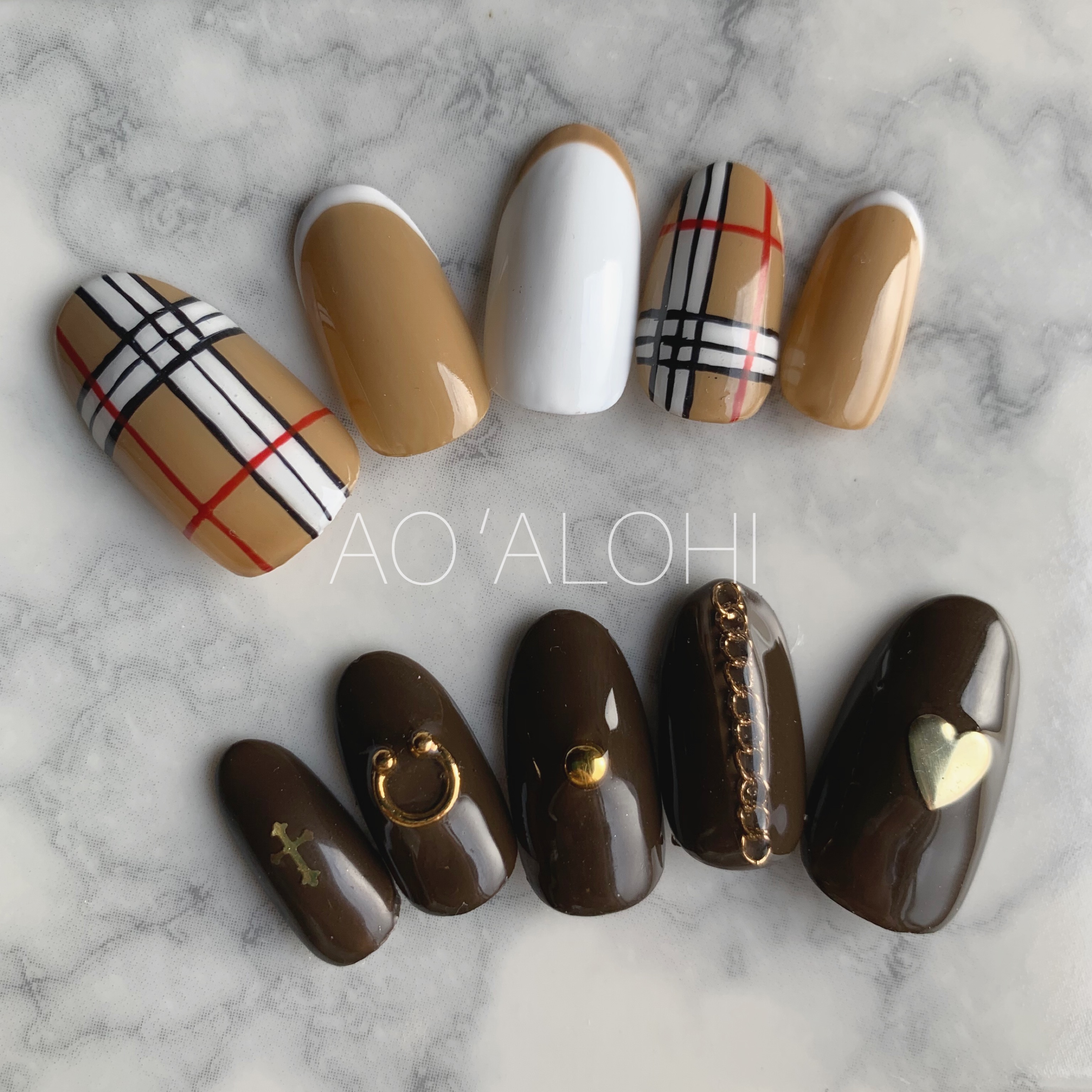 バーバリーネイル Ao Alohi Nail