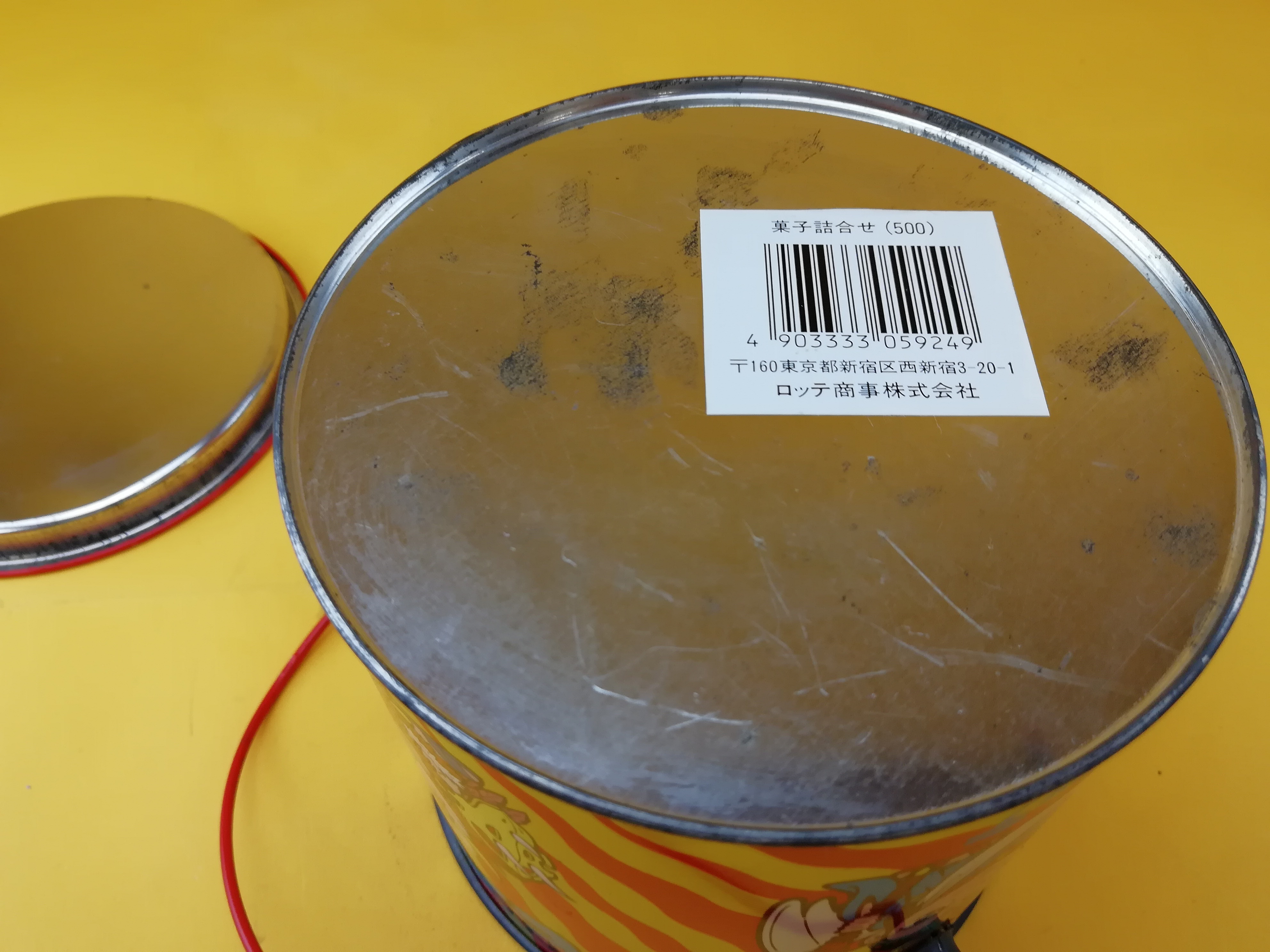 ビックリマン ブリキ 缶ケース 丸缶 トイズキング レトロ館