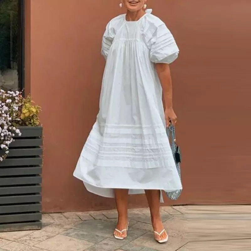 Imported No Brand バルーンスリーブワンピース 740 330 フクハラ