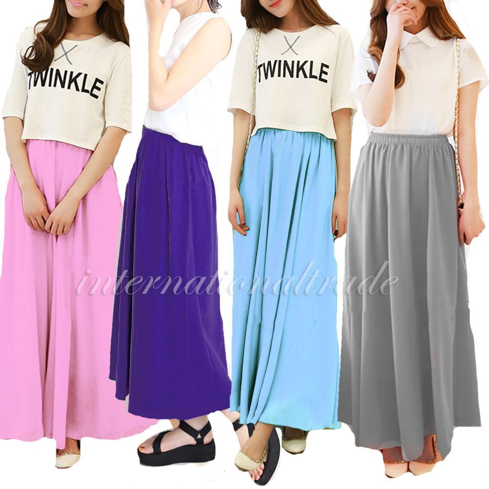 レディース服 マキシ丈 ロングスカート スウェット 無地 シンプル マタニティ ロンスカ スエット グレー ピンク ブルー 水色 パープル 紫 ゆる カジュアル ウエストゴム ゴムスカート スウェット マキシスカート スエットスカート スウェットスカートfk002 Styleline