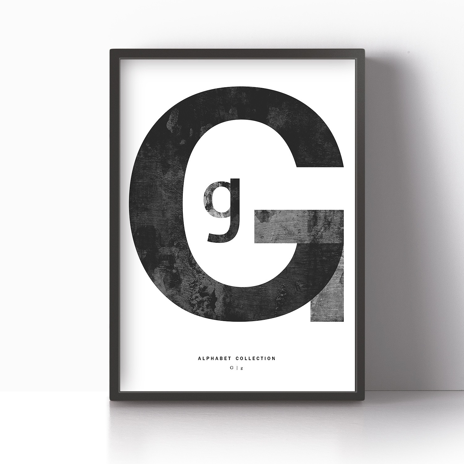 アートポスター Alphabet Collection G Eb081g Eitribro エイトリブロ Online Shop 北欧インテリアのポスター通販専門店